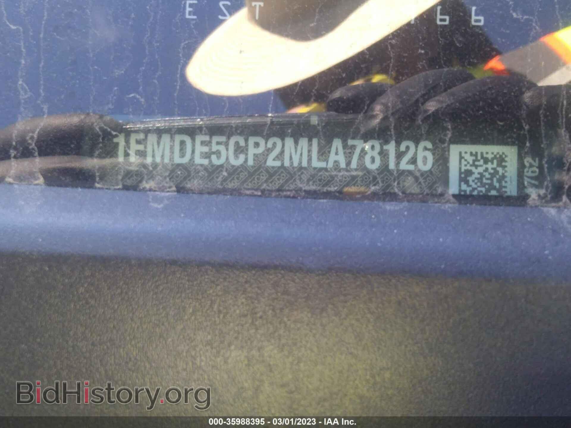 2021 FORD BRONCO - VIN: 1FMDE5CP2MLA78126 - Photo 9