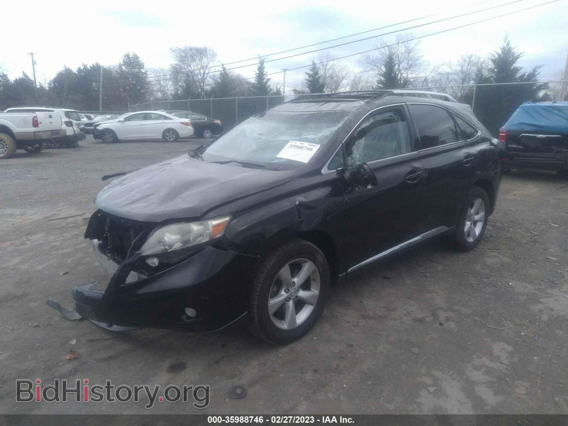 2011 LEXUS RX 350 - VIN: 2T2BK1BA7BC109154 - Фото 2