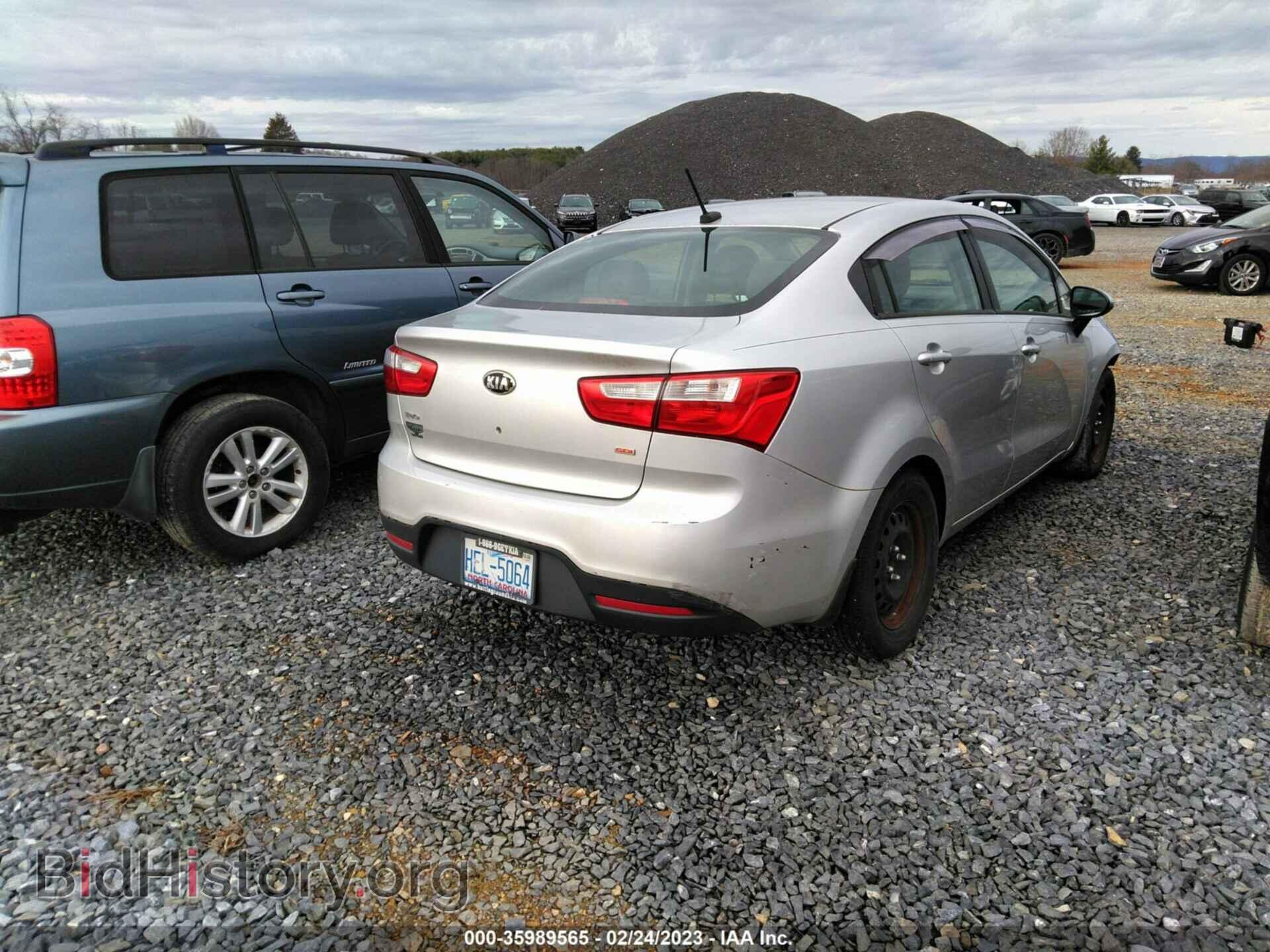 2013 KIA RIO - VIN: KNADM4A33D6285234 - Фото 4