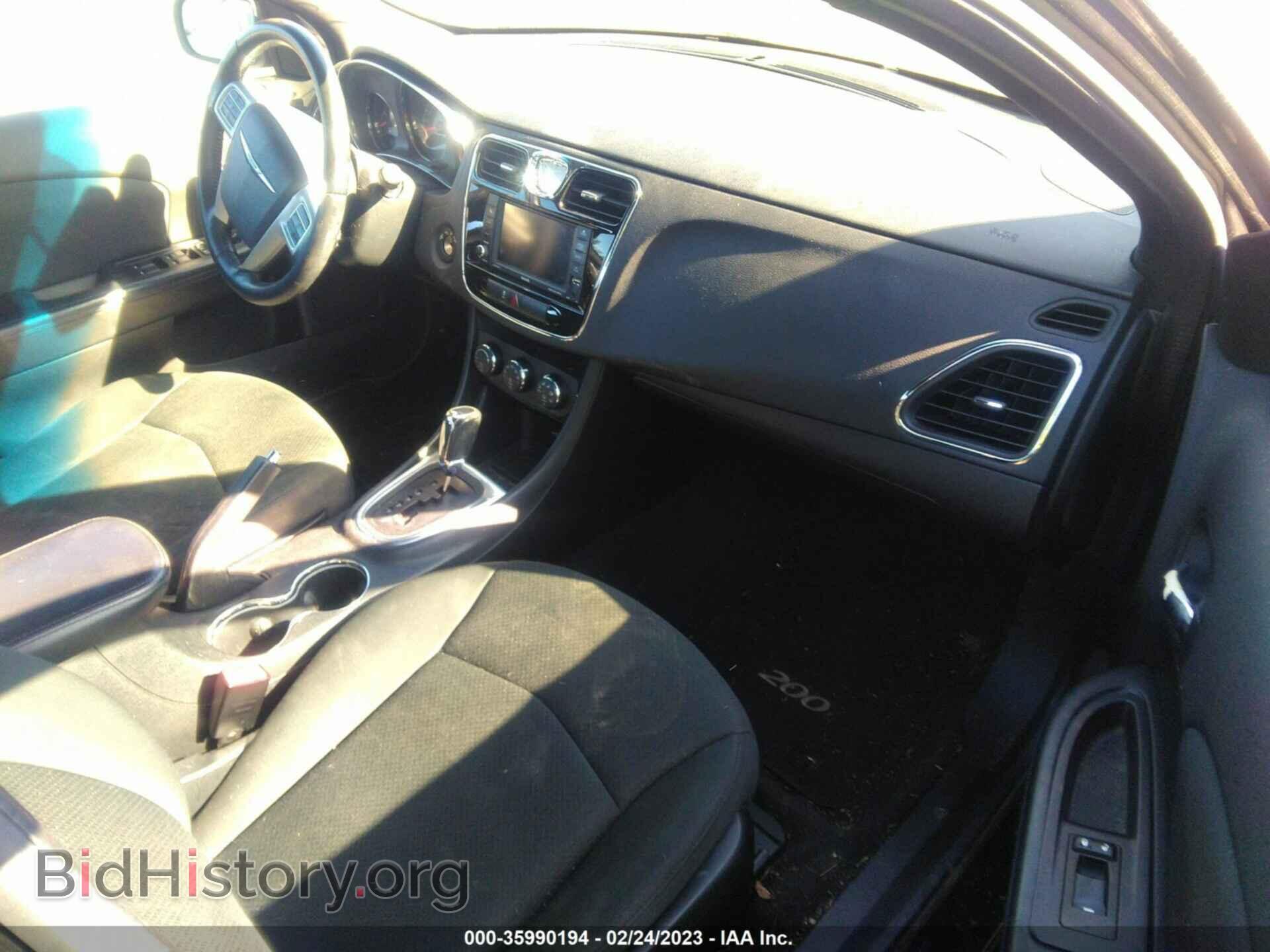 2012 CHRYSLER 200 - VIN: 1C3CCBBG8CN160844 - Фото 5