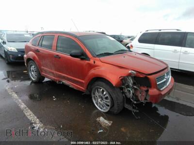 2008 Dodge CALIBER SXT, orange — VIN 1B3HB48B28D646382, IAAI