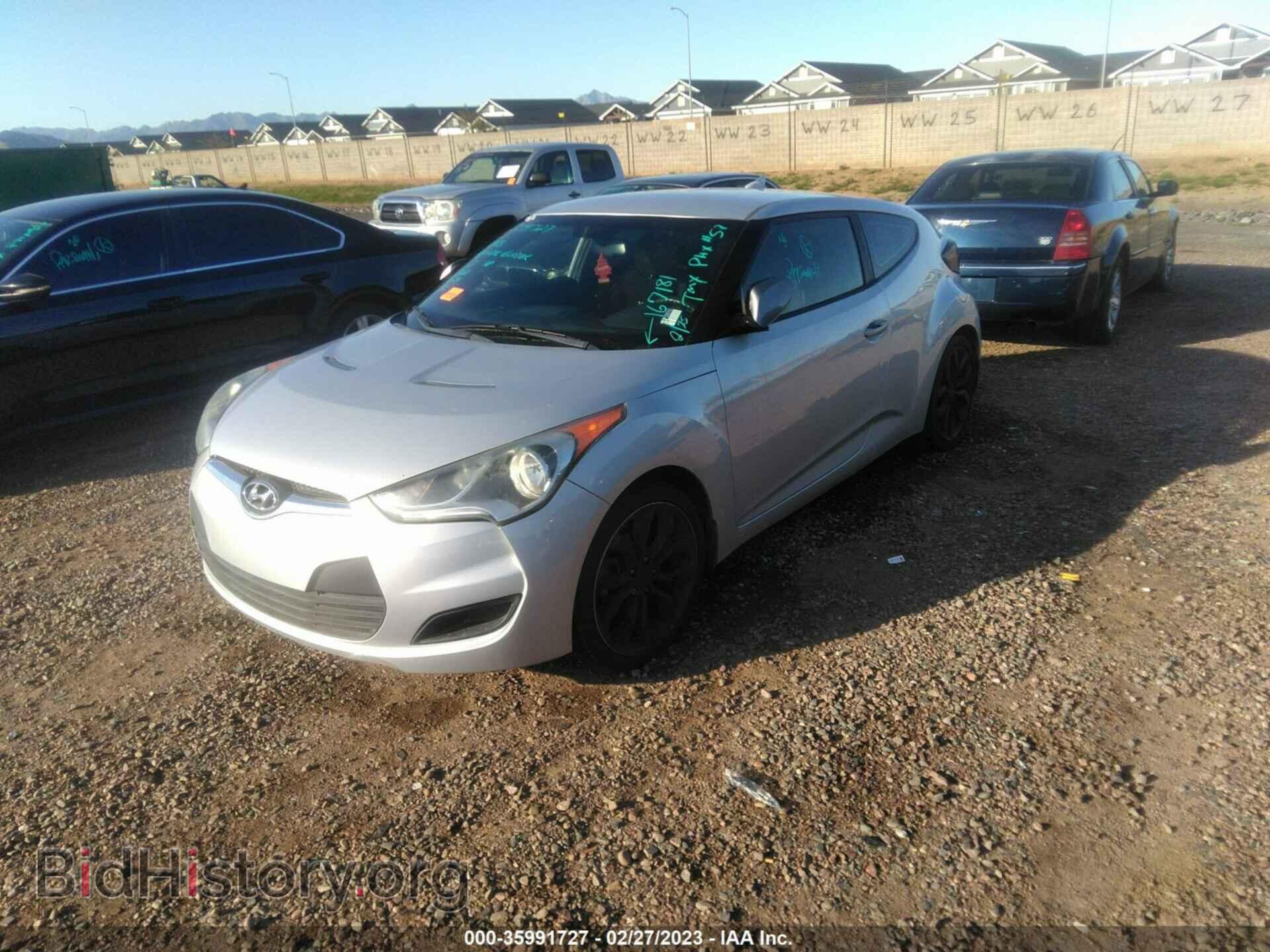 2013 HYUNDAI VELOSTER - VIN: KMHTC6AD3DU167181 - Фото 2