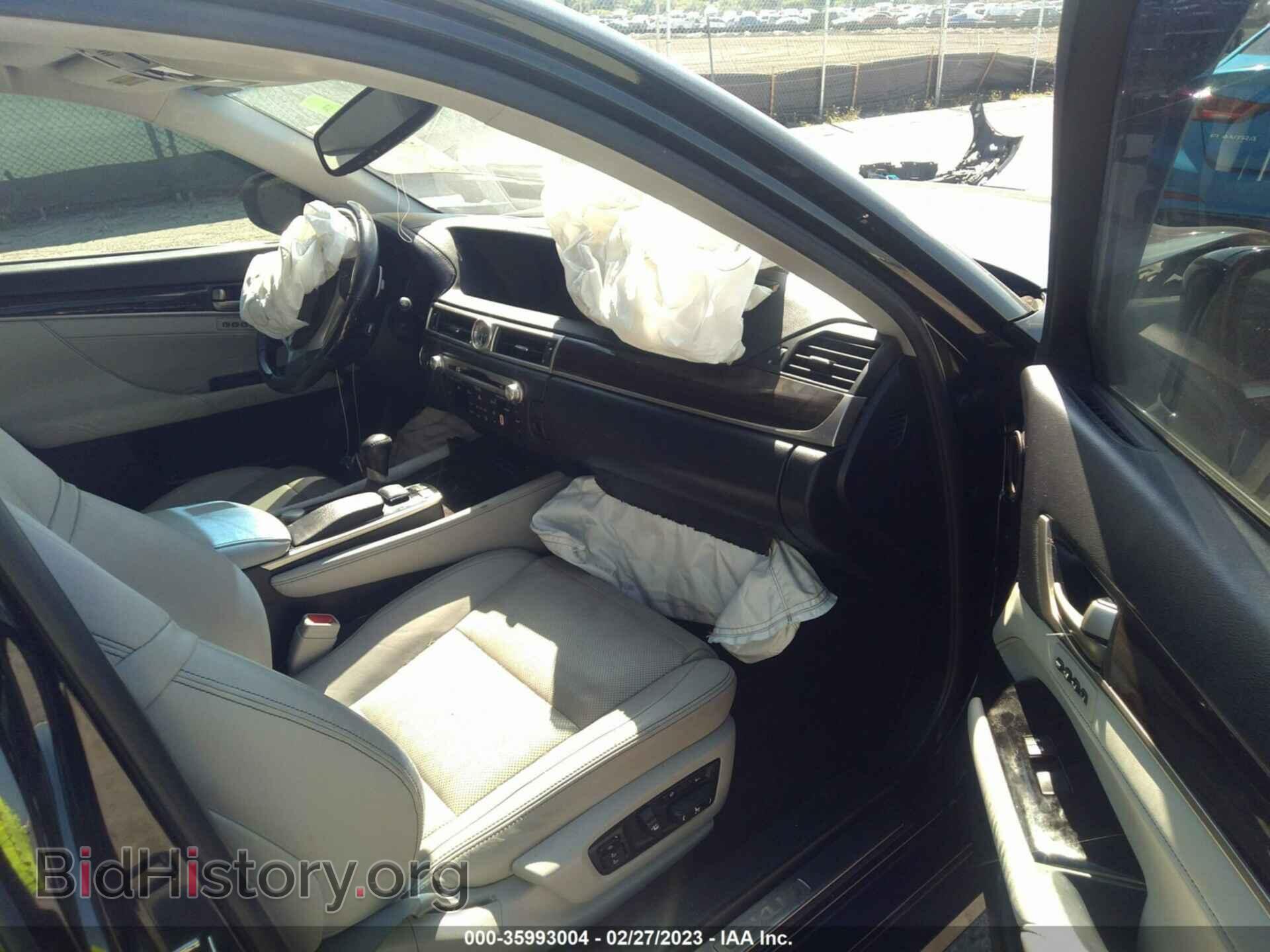 2013 LEXUS GS 350 - VIN: JTHBE1BL2D5012522 - Фото 5