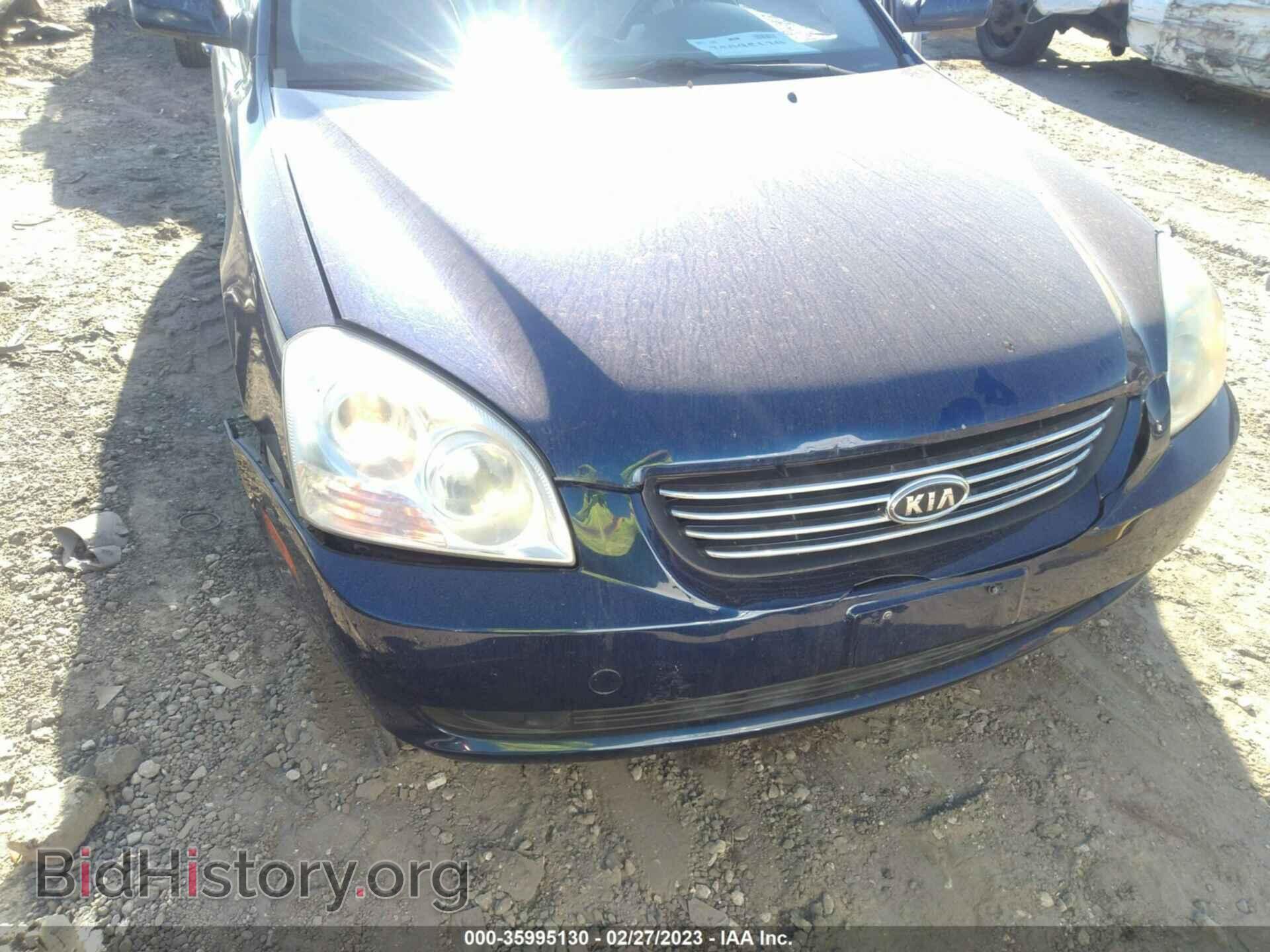 2007 KIA OPTIMA - VIN: KNAGE123775121650 - Фото 6
