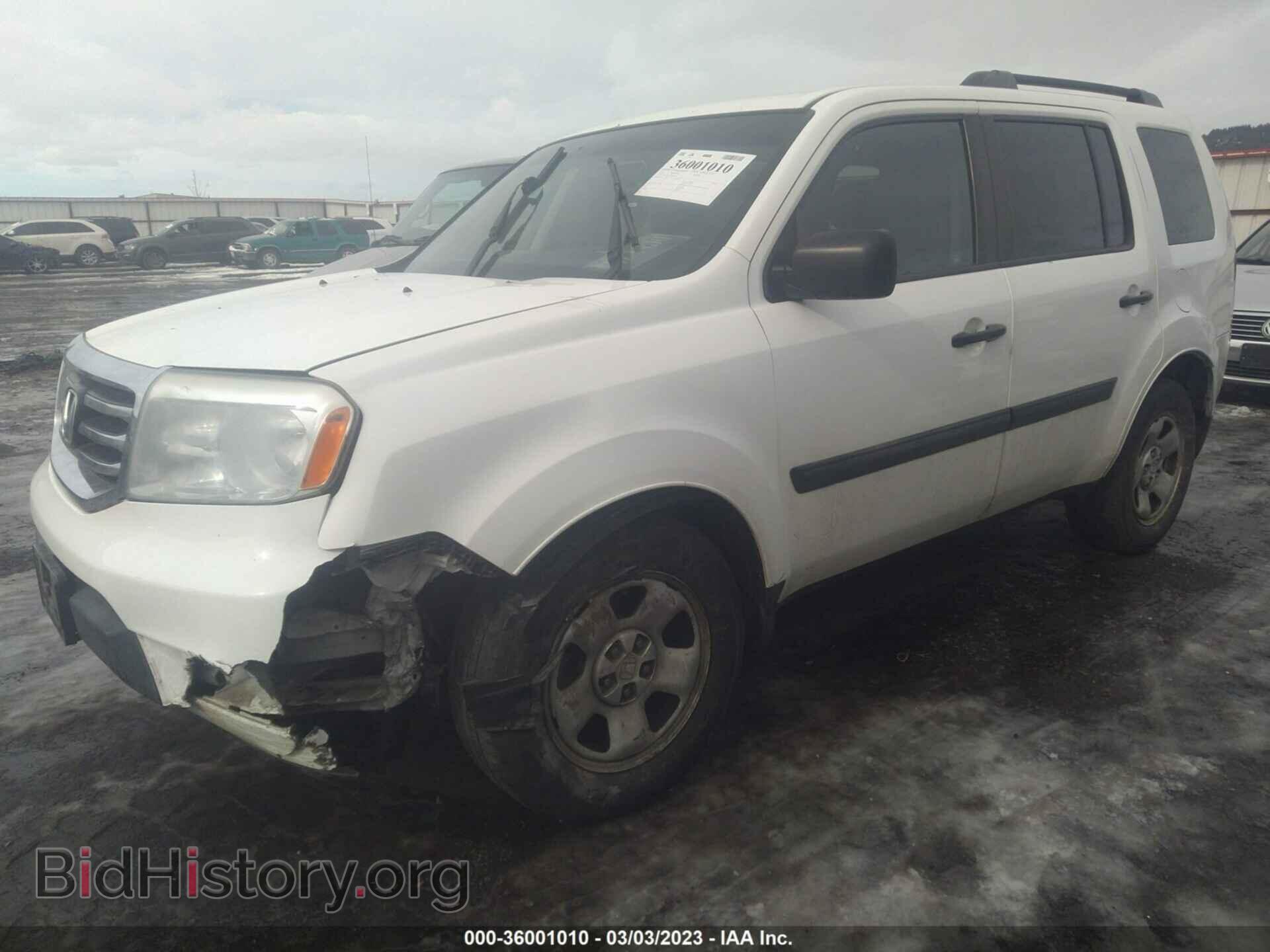 2012 HONDA PILOT - VIN: 5FNYF4H24CB016366 - Фото 2