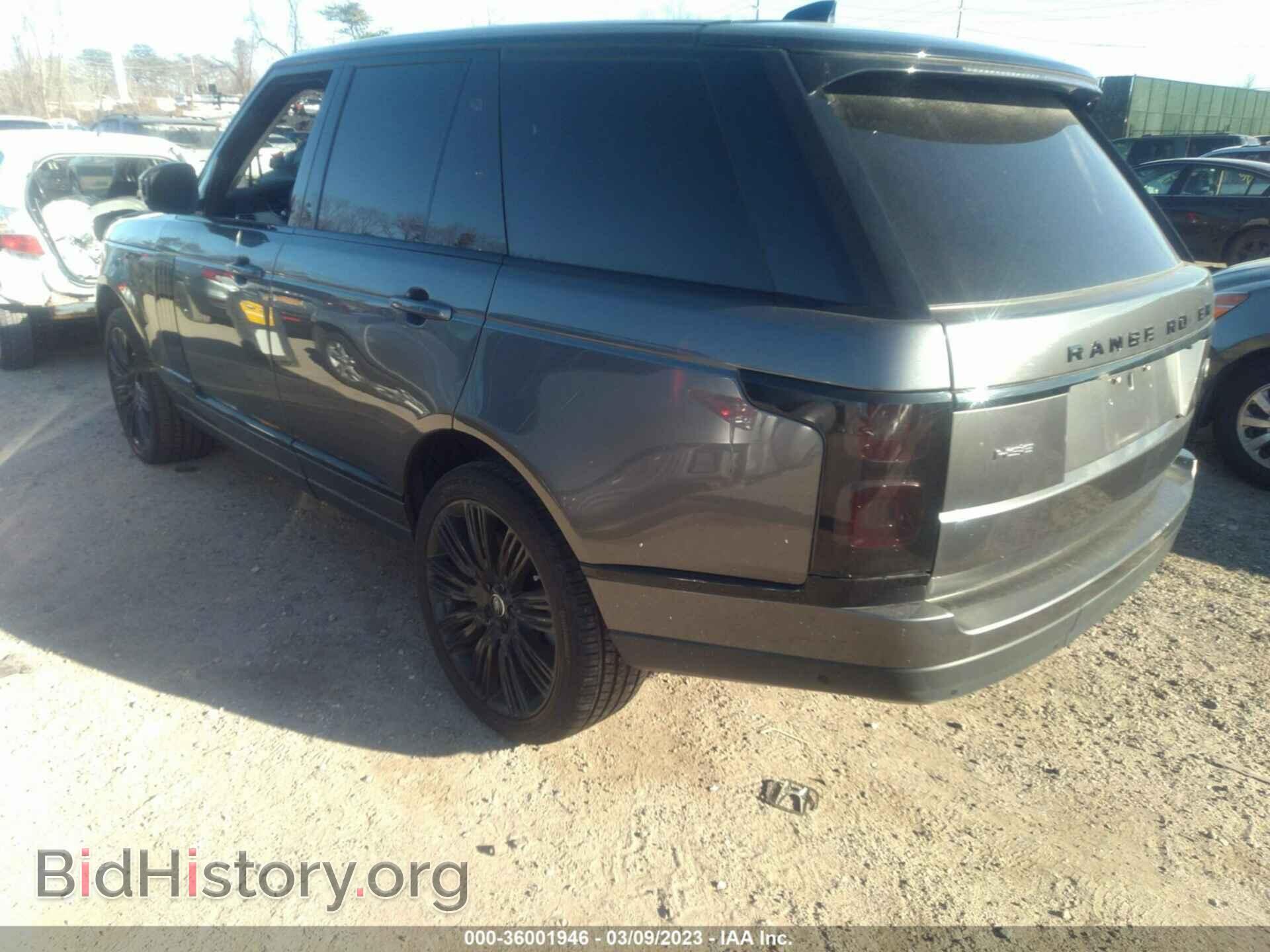 2018 LAND ROVER RANGE ROVER - VIN: SALGS2SV3JA387905 - Фото 3
