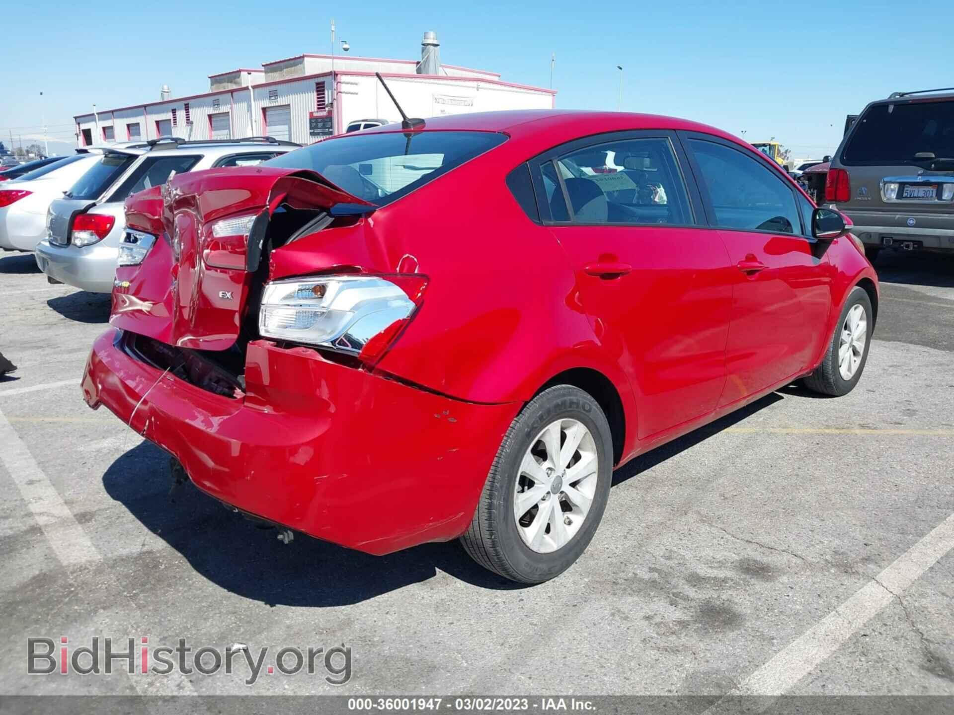 2013 KIA RIO - VIN: KNADN4A39D6285946 - Фото 4