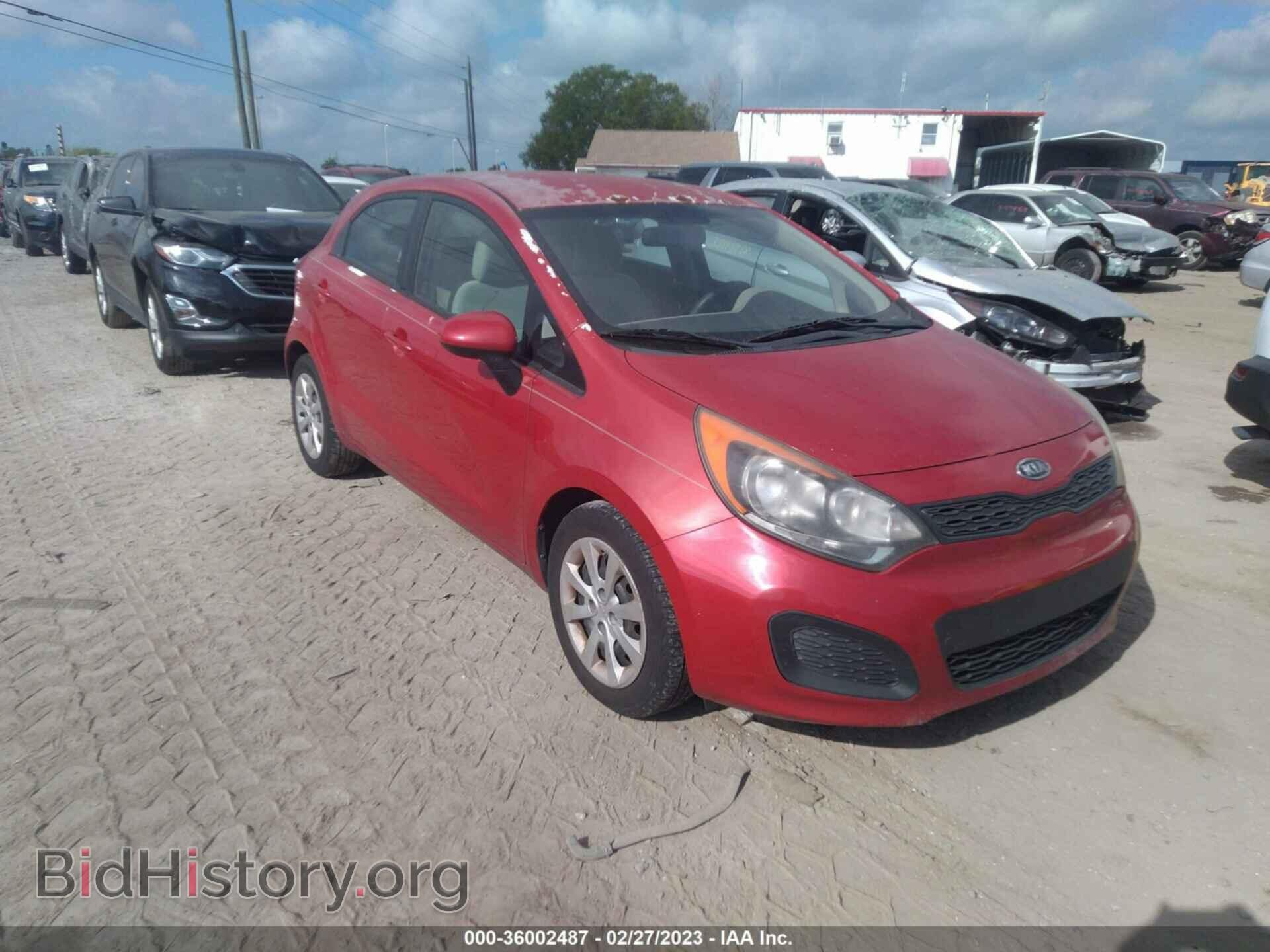 Фотография KNADM5A32C6019322 - KIA RIO 2012