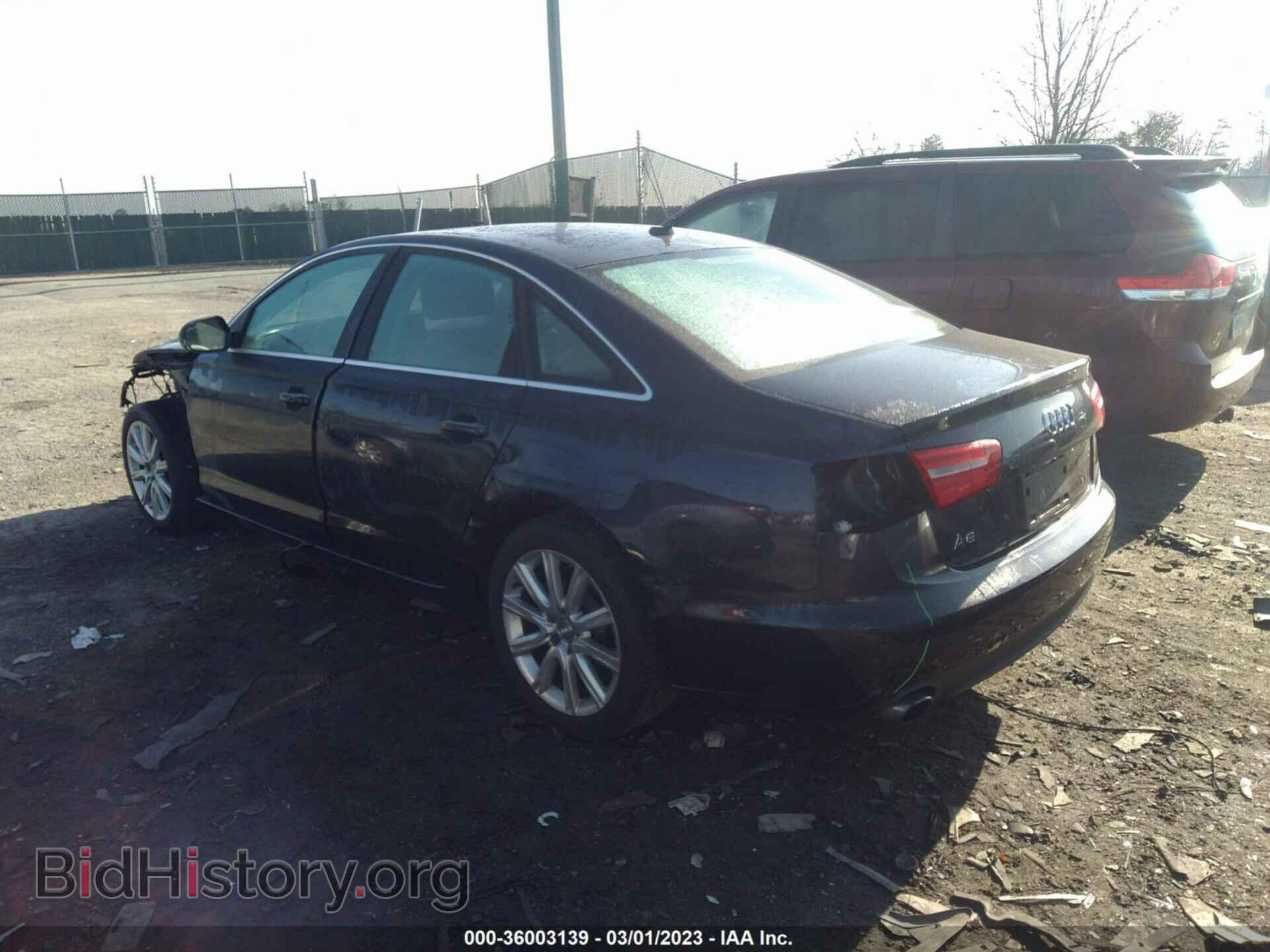 2013 AUDI A6 - VIN: WAUGFAFC9DN024792 - Фото 3