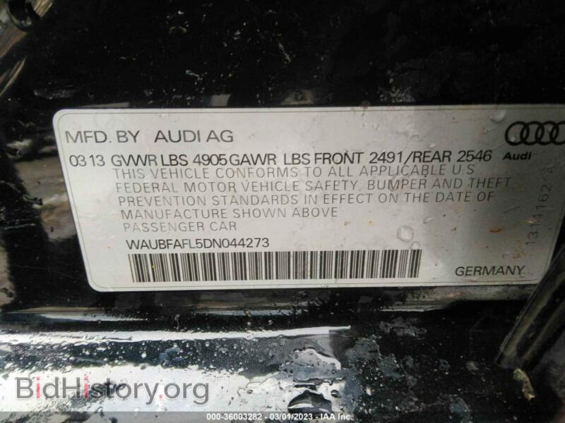 2013 Audi A4 (VIN WAUBFAFL5DN044273) — photo 9 of 11