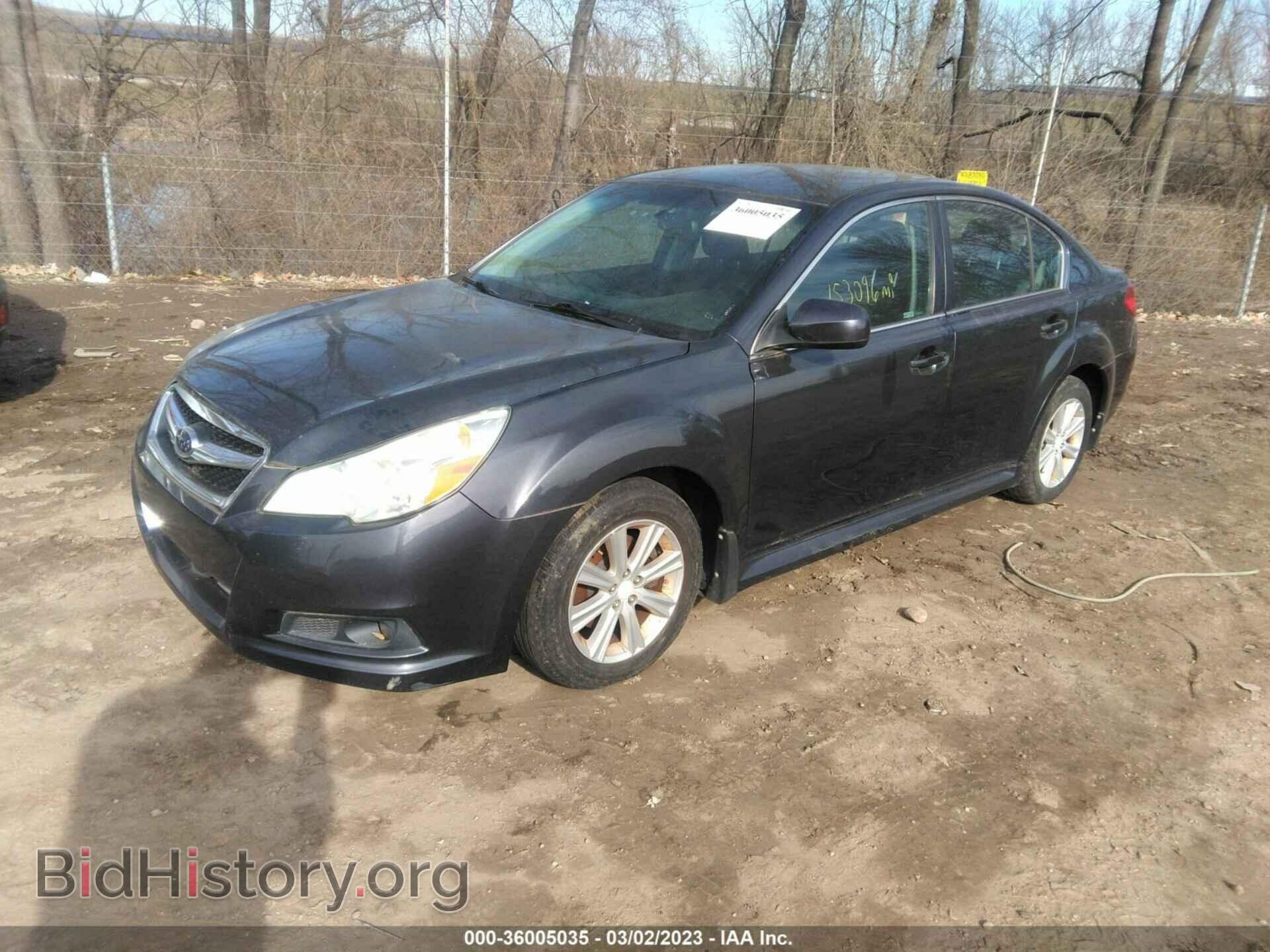 2010 SUBARU LEGACY - VIN: 4S3BMCC6XA3240297 - Фото 2