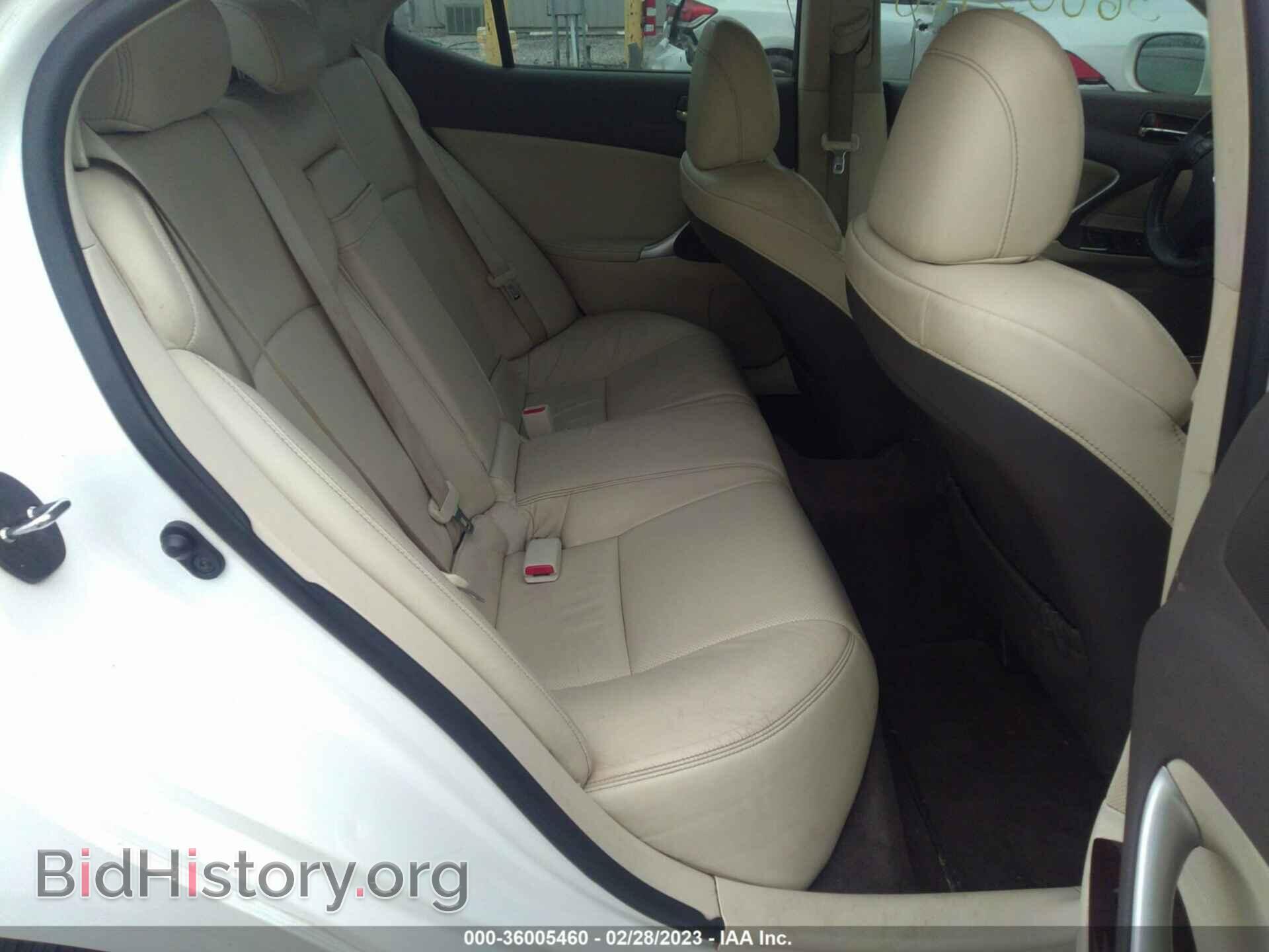 2010 LEXUS IS 250 - VIN: JTHCF5C23A5036287 - Фото 8