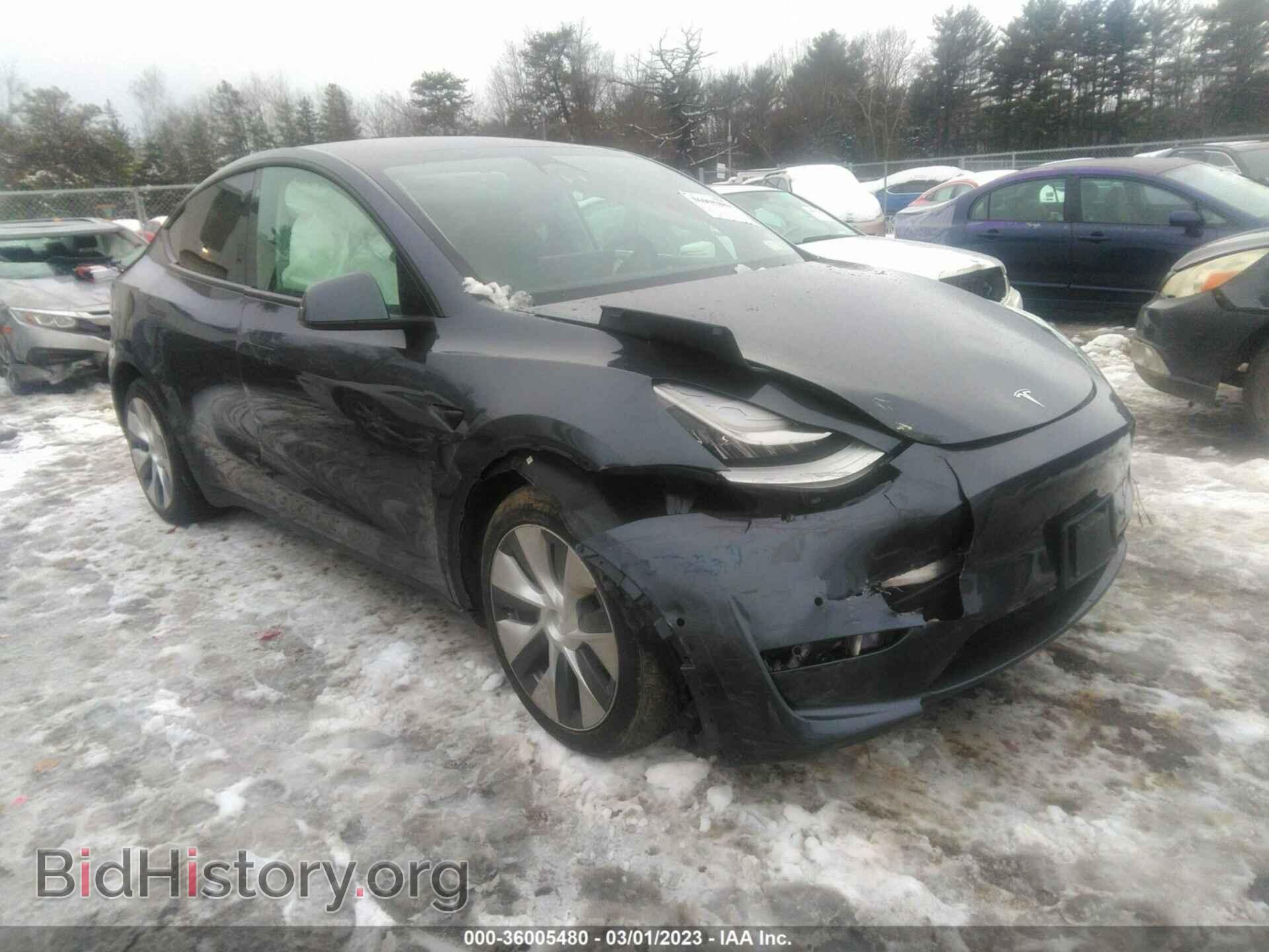 Photo 5YJYGDEEXMF082059 - TESLA MODEL Y 2021