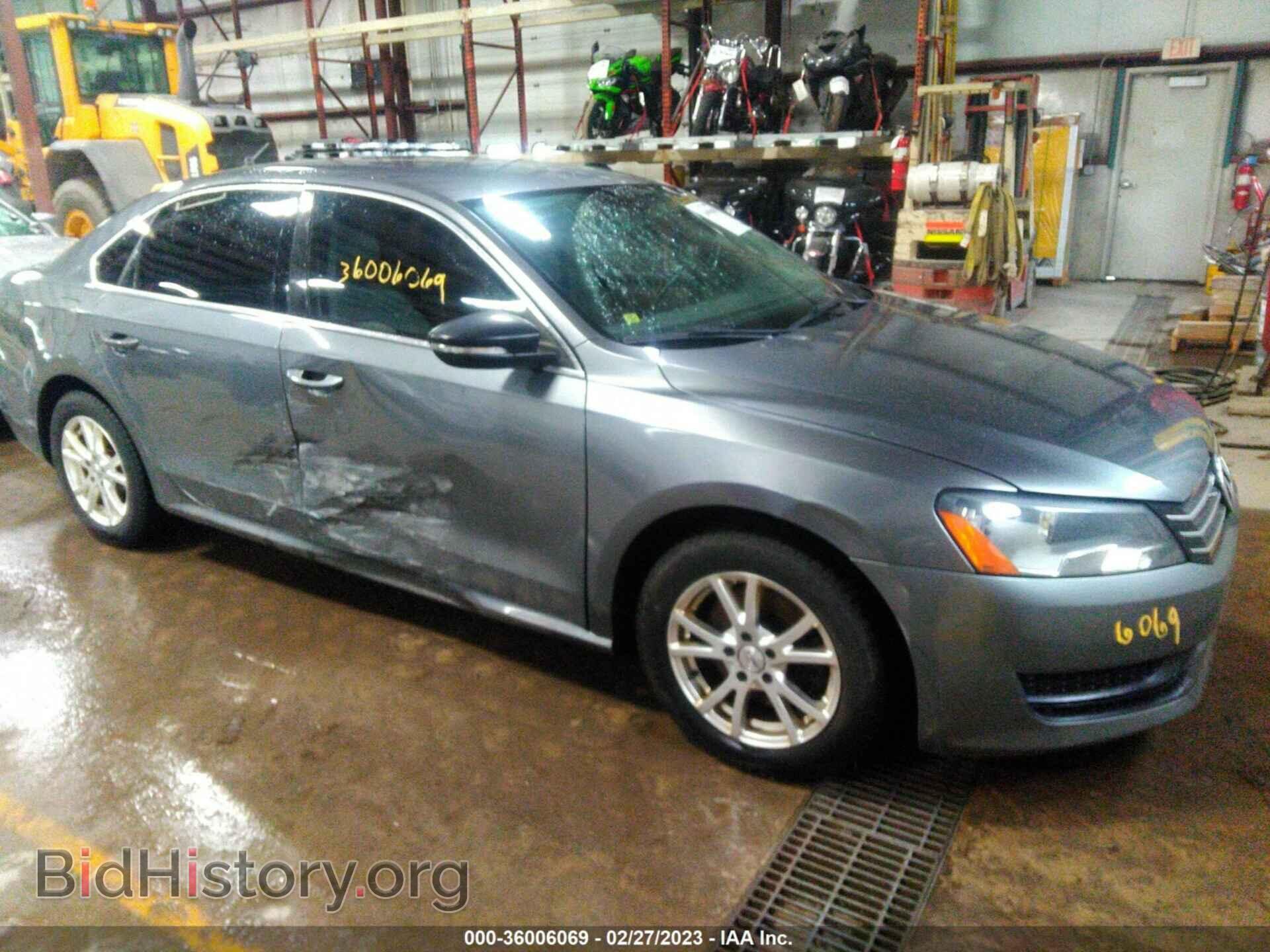 Photo 1VWBH7A33CC013439 - VOLKSWAGEN PASSAT 2012