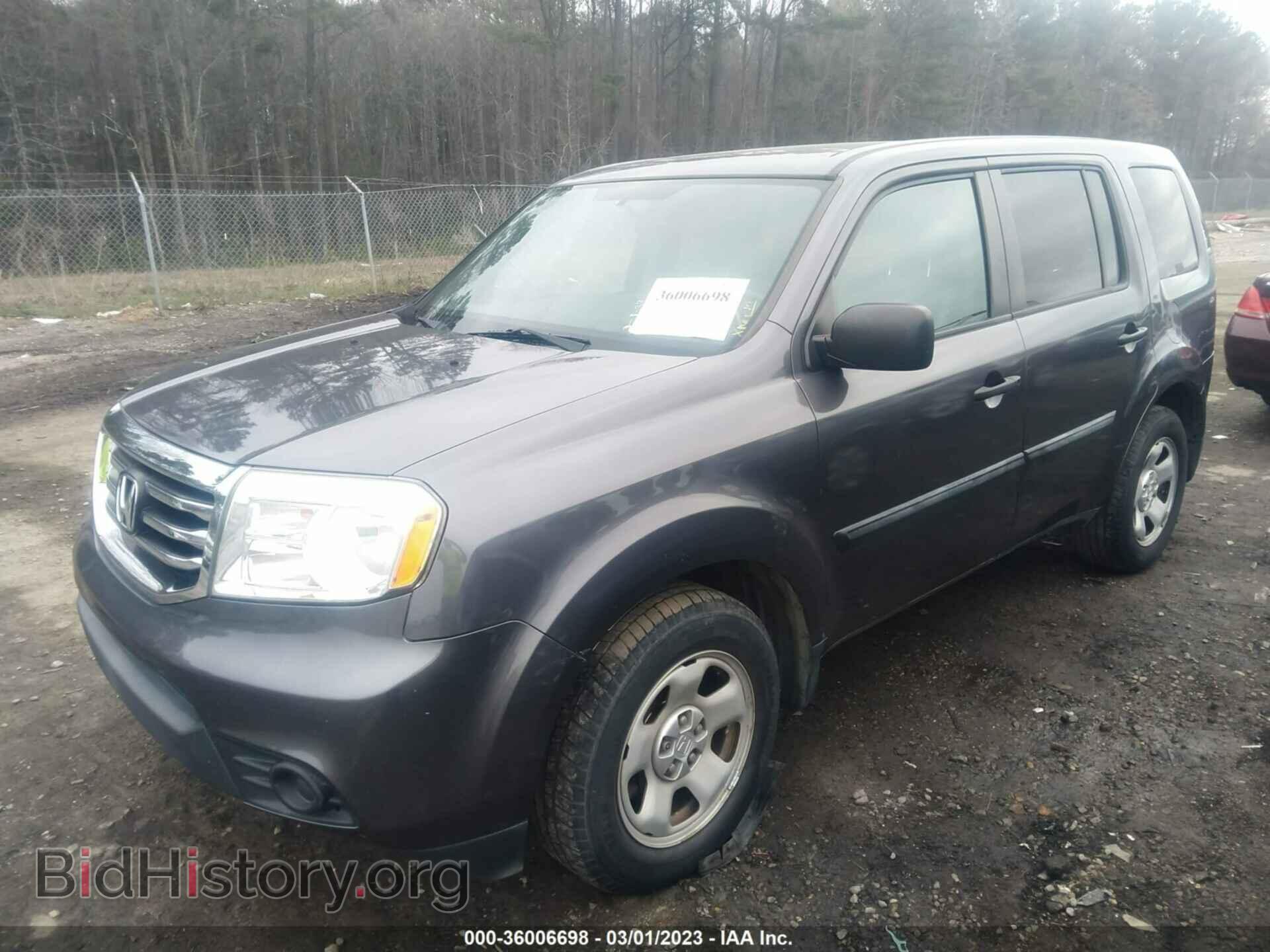2014 HONDA PILOT - VIN: 5FNYF3H27EB026127 - Фото 2