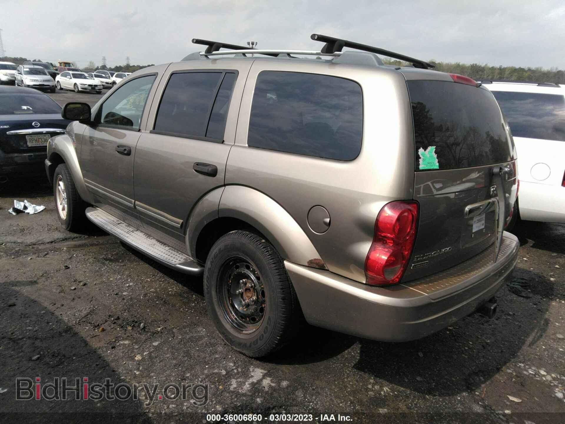 2006 DODGE DURANGO - VIN: 1D4HD58206F130654 - Фото 3