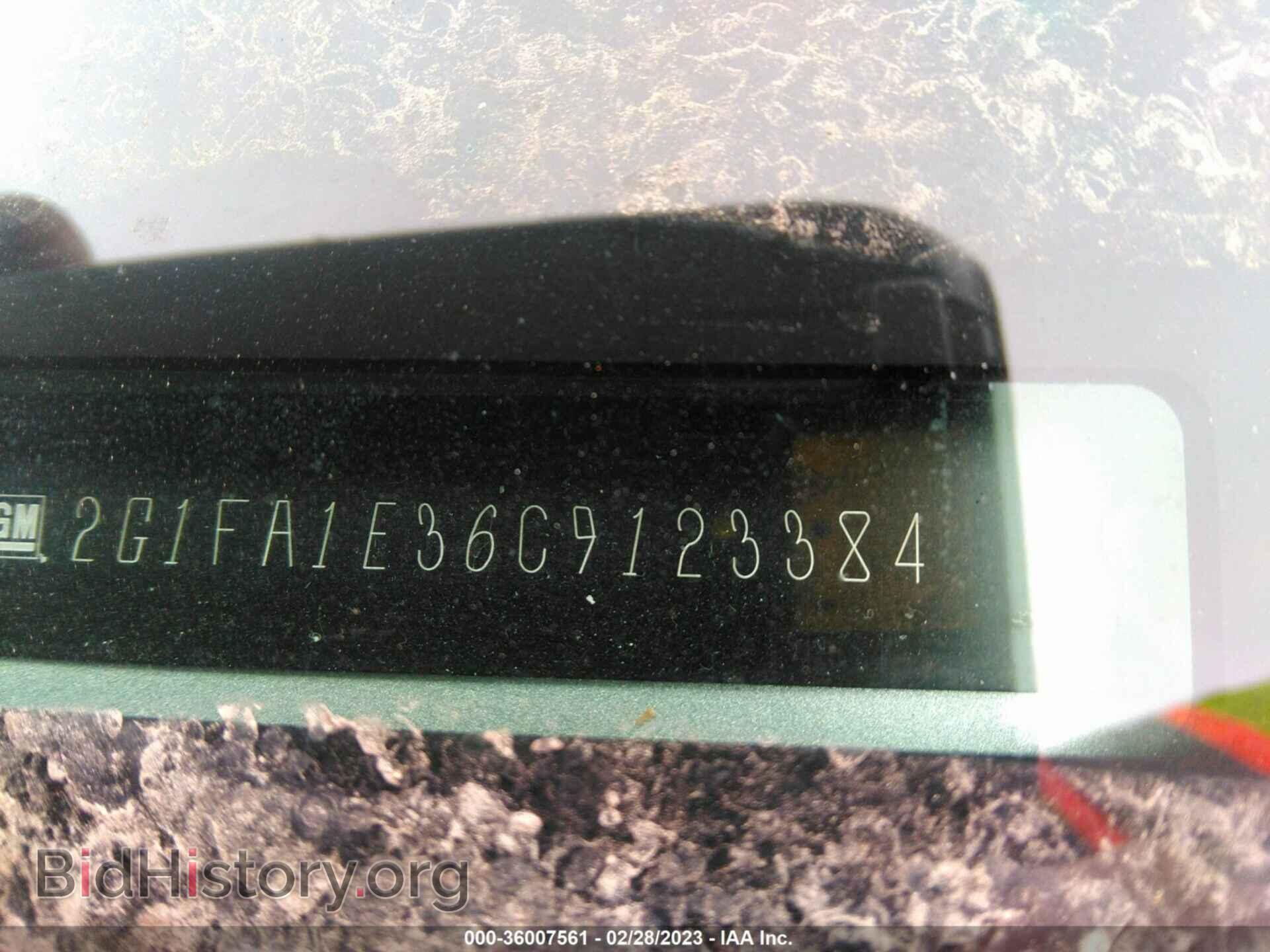 2012 CHEVROLET CAMARO - VIN: 2G1FA1E36C9123384 - Фото 9