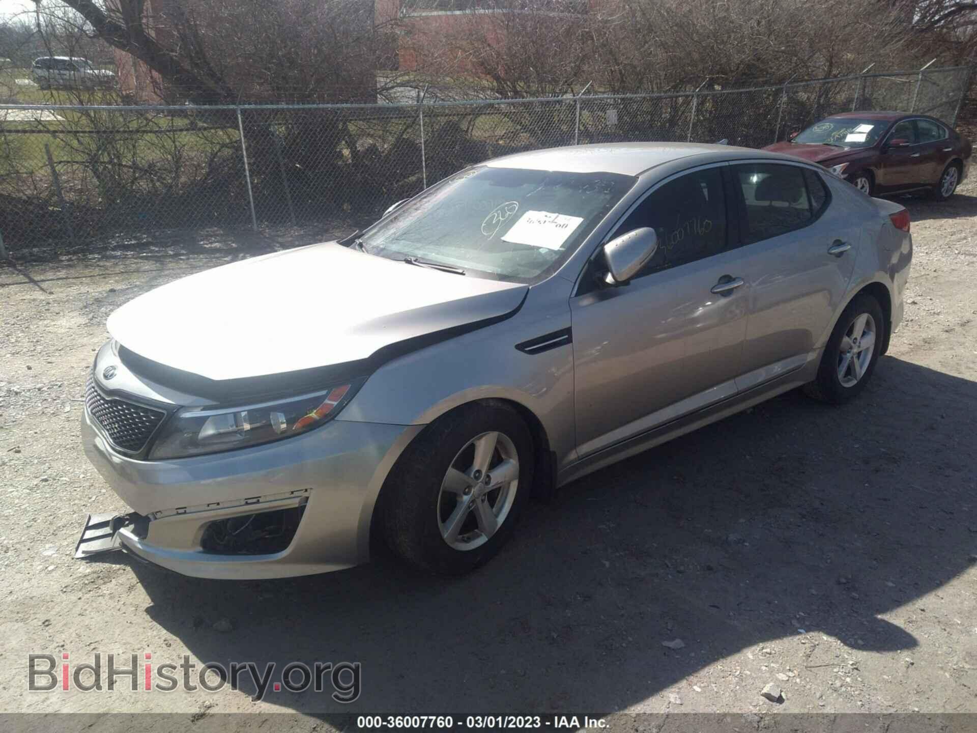 2014 KIA OPTIMA - VIN: KNAGM4A79E5524812 - Фото 2
