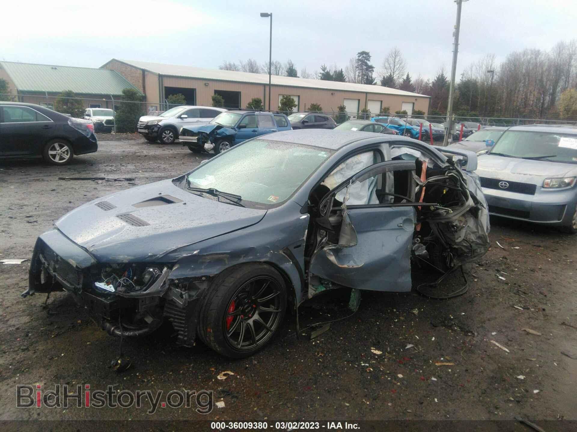 2012 MITSUBISHI LANCER EVOLUTION - VIN: JA32W8FV2CU008234 - Фото 2