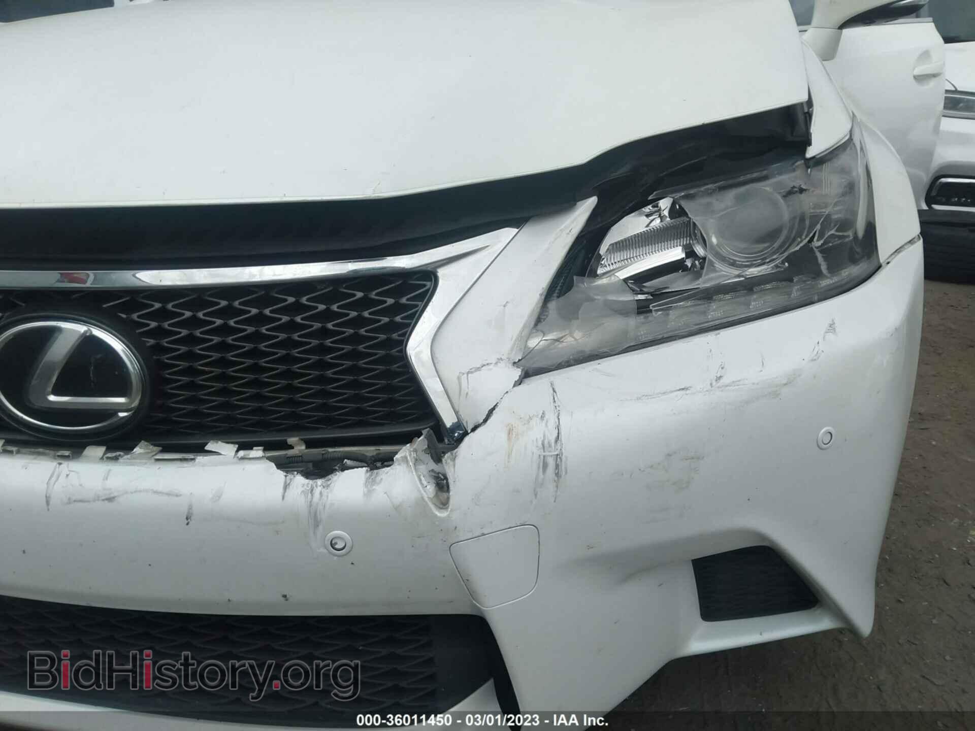 2013 LEXUS GS 350 - VIN: JTHBE1BL3D5016840 - Фото 6