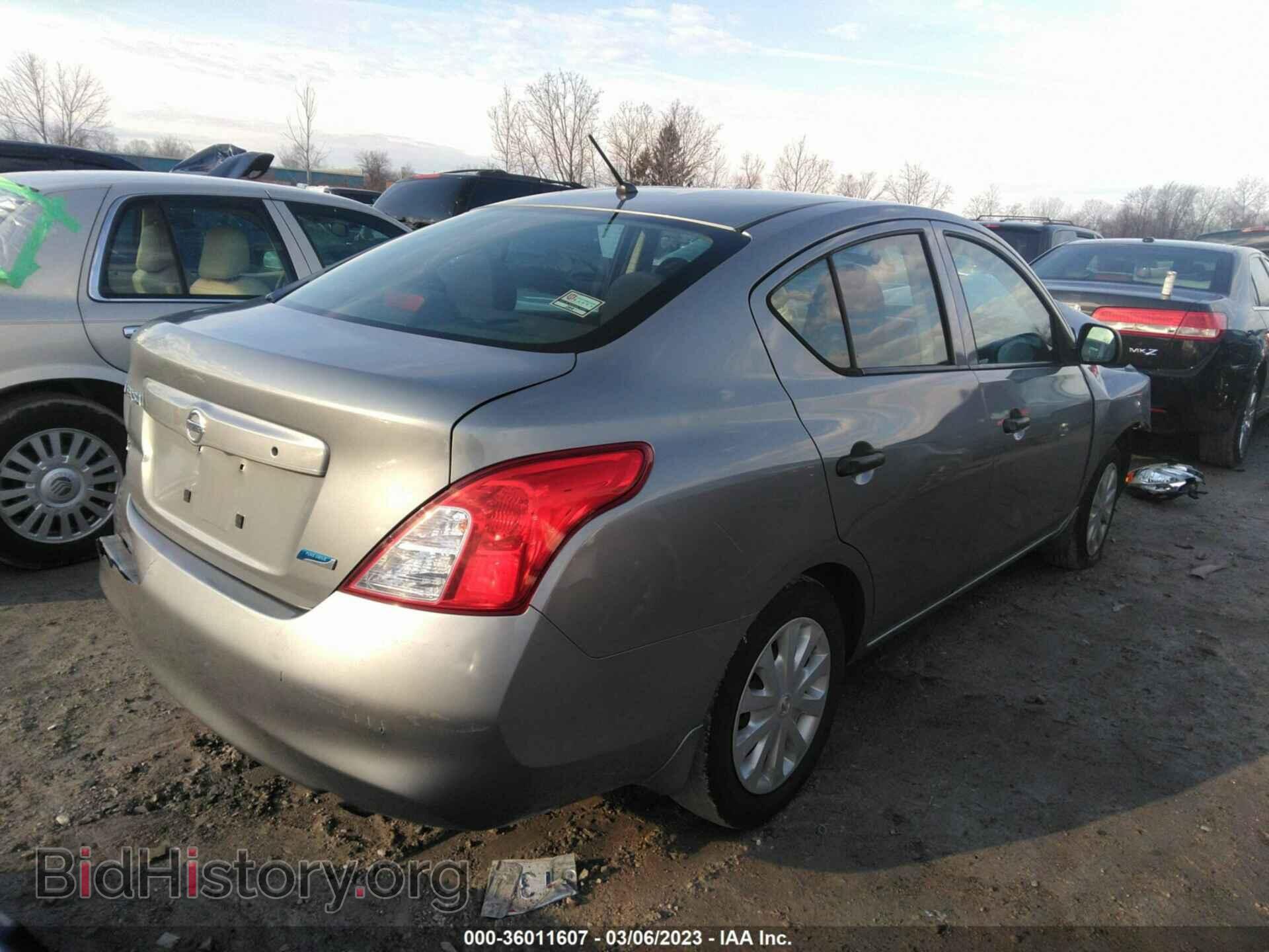 2012 NISSAN VERSA - VIN: 3N1CN7AP1CL936951 - Фото 4