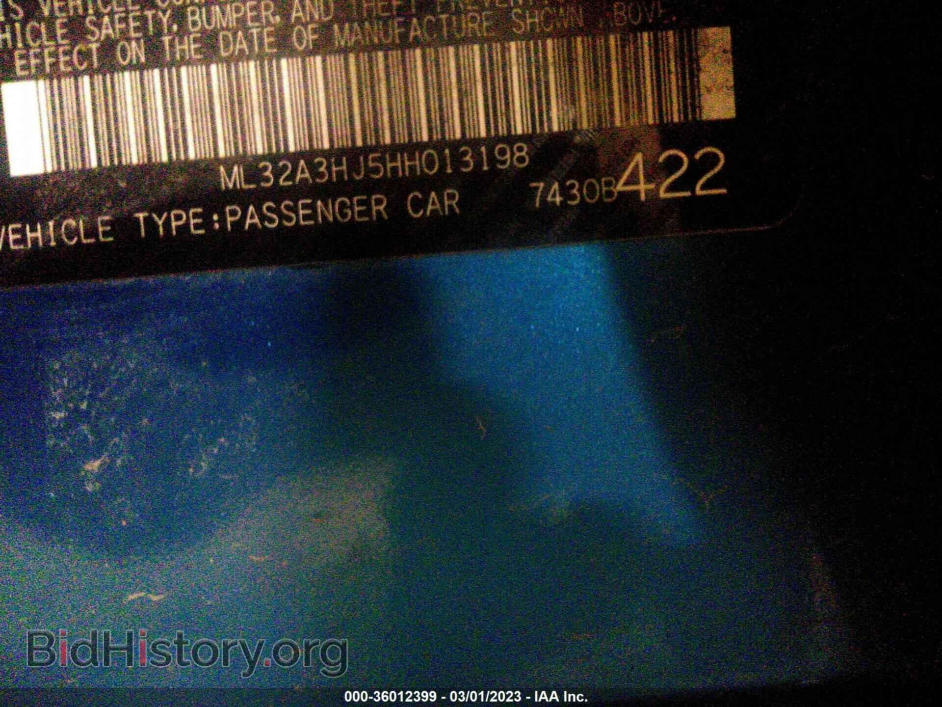 2017 MITSUBISHI MIRAGE - VIN: ML32A3HJ5HH013198 - Фото 9
