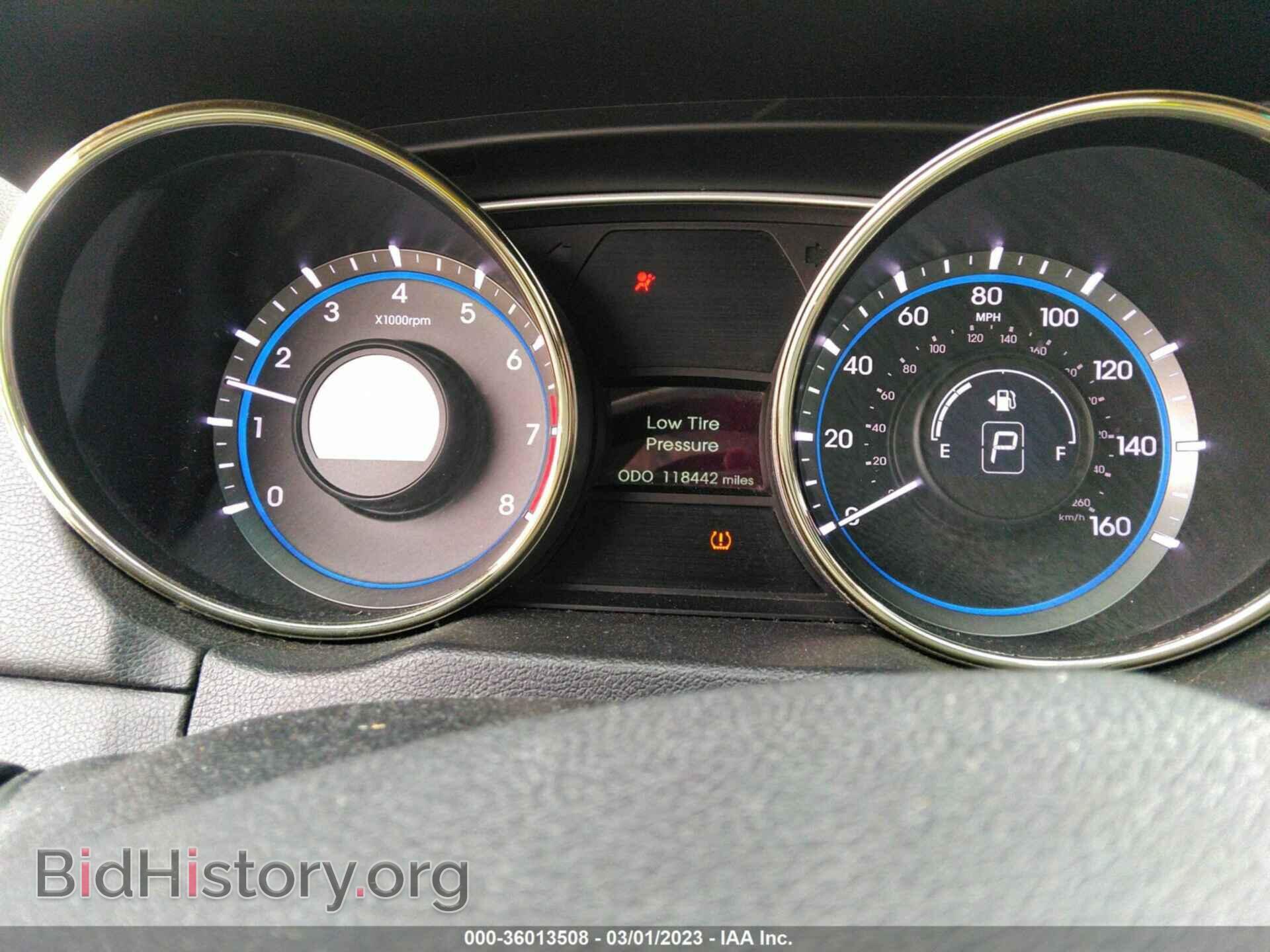 2012 HYUNDAI SONATA - VIN: 5NPEC4AC5CH390193 - Фото 7