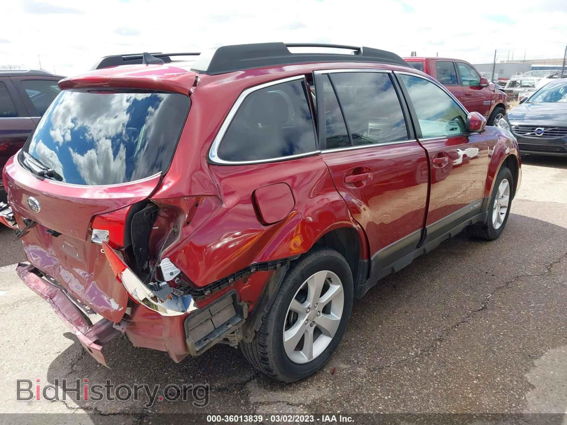 2014 SUBARU OUTBACK - VIN: 4S4BRBDC7E3220171 - Фото 4