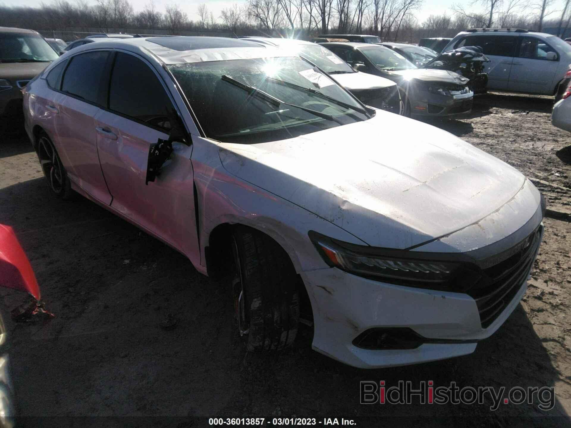 Photo 1HGCV2F39MA017022 - HONDA ACCORD SEDAN 2021