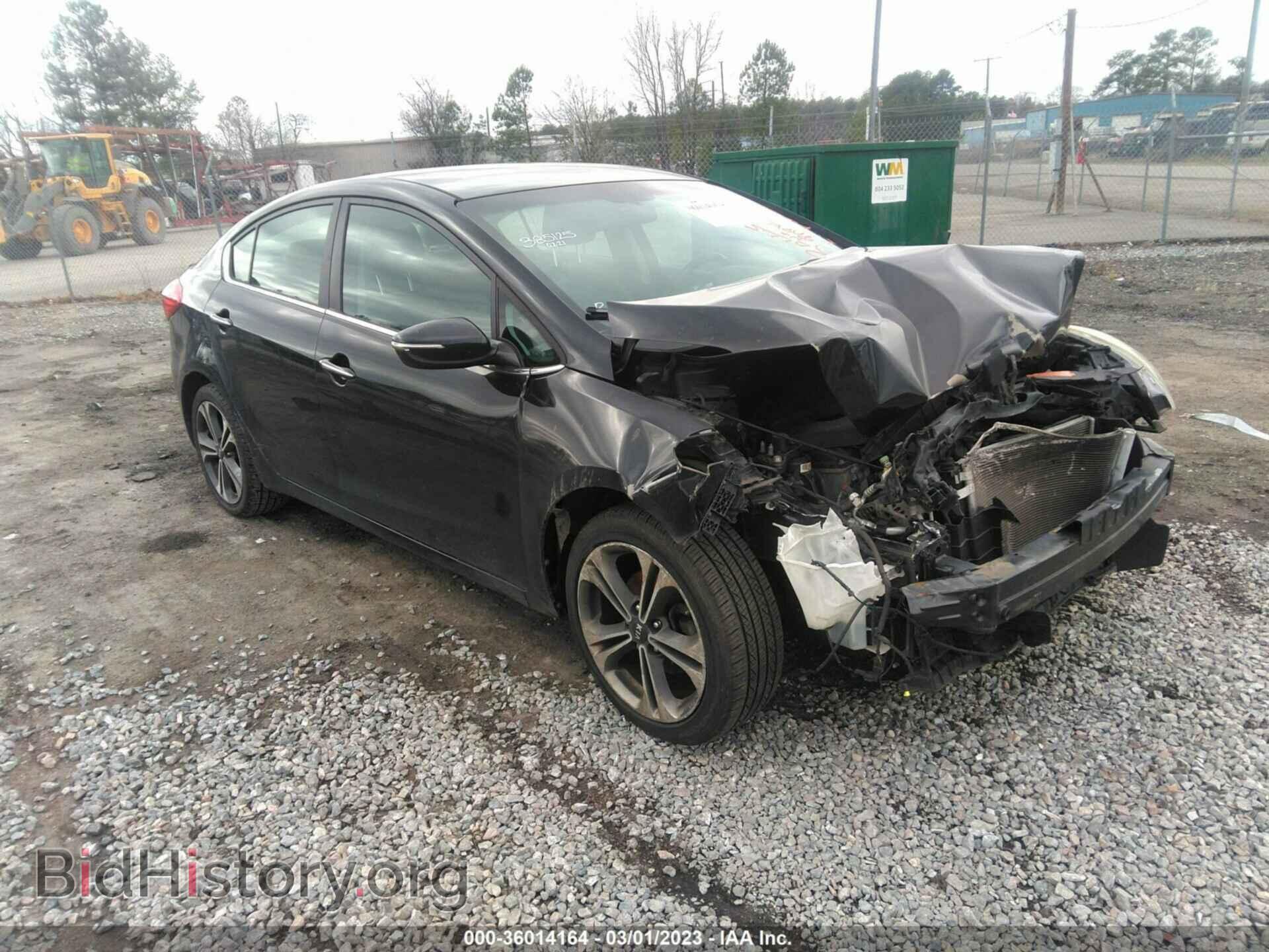 Photo KNAFX4A82E5111433 - KIA FORTE 2014