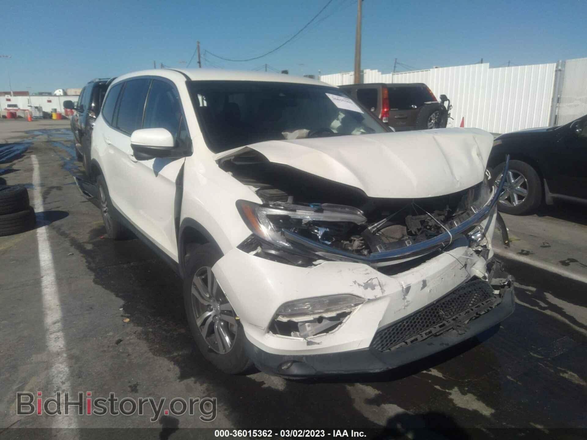 Photo 5FNYF5H44GB020270 - HONDA PILOT 2016