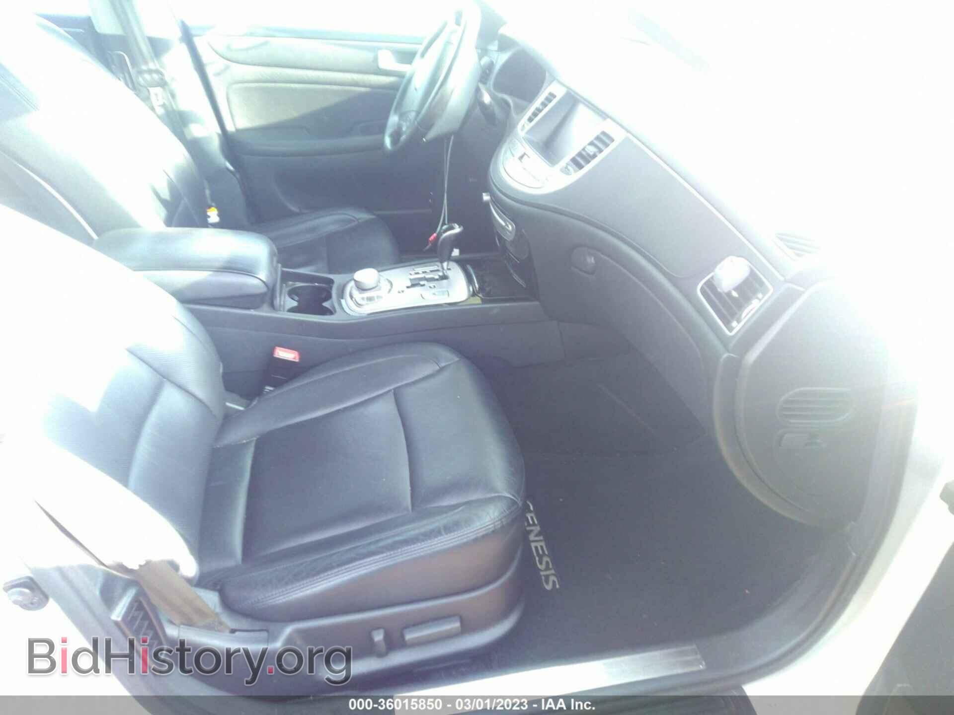 2012 HYUNDAI GENESIS - VIN: KMHGC4DD3CU193473 - Фото 5