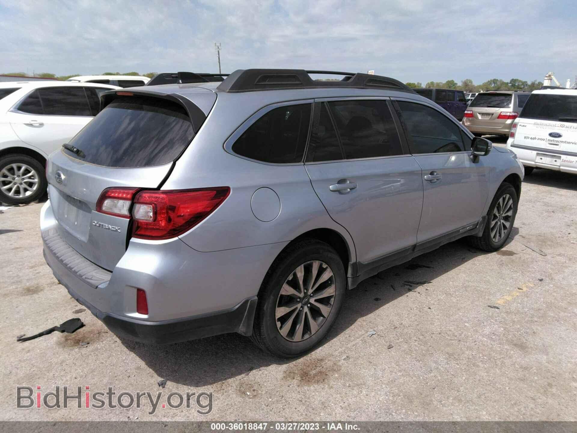 2016 SUBARU OUTBACK - VIN: 4S4BSBLC8G3301592 - Фото 4