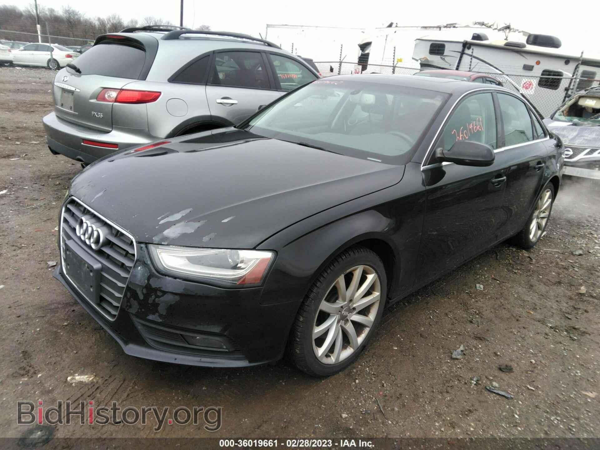 2013 AUDI A4 - VIN: WAUFFAFL4DN037185 - Фото 2