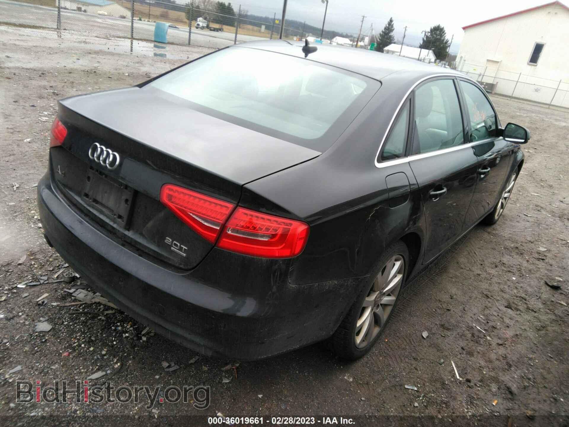2013 AUDI A4 - VIN: WAUFFAFL4DN037185 - Фото 4