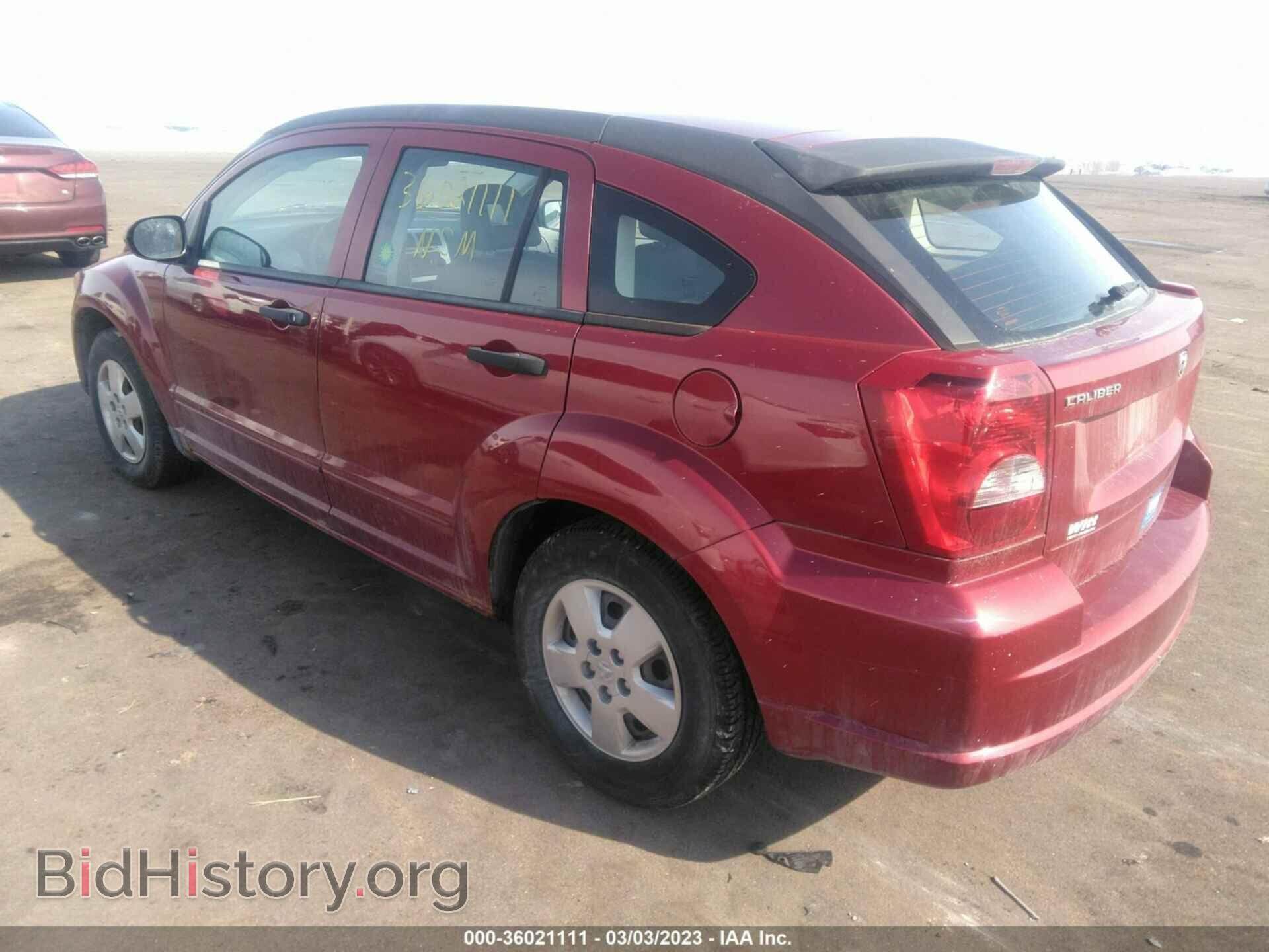 2007 DODGE CALIBER - VIN: 1B3HB28B77D566918 - Фото 3