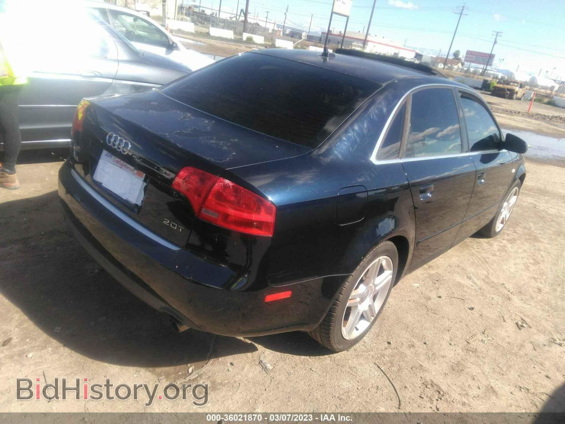 2007 AUDI A4 - VIN: WAUAF78E17A235021 - Photo 4