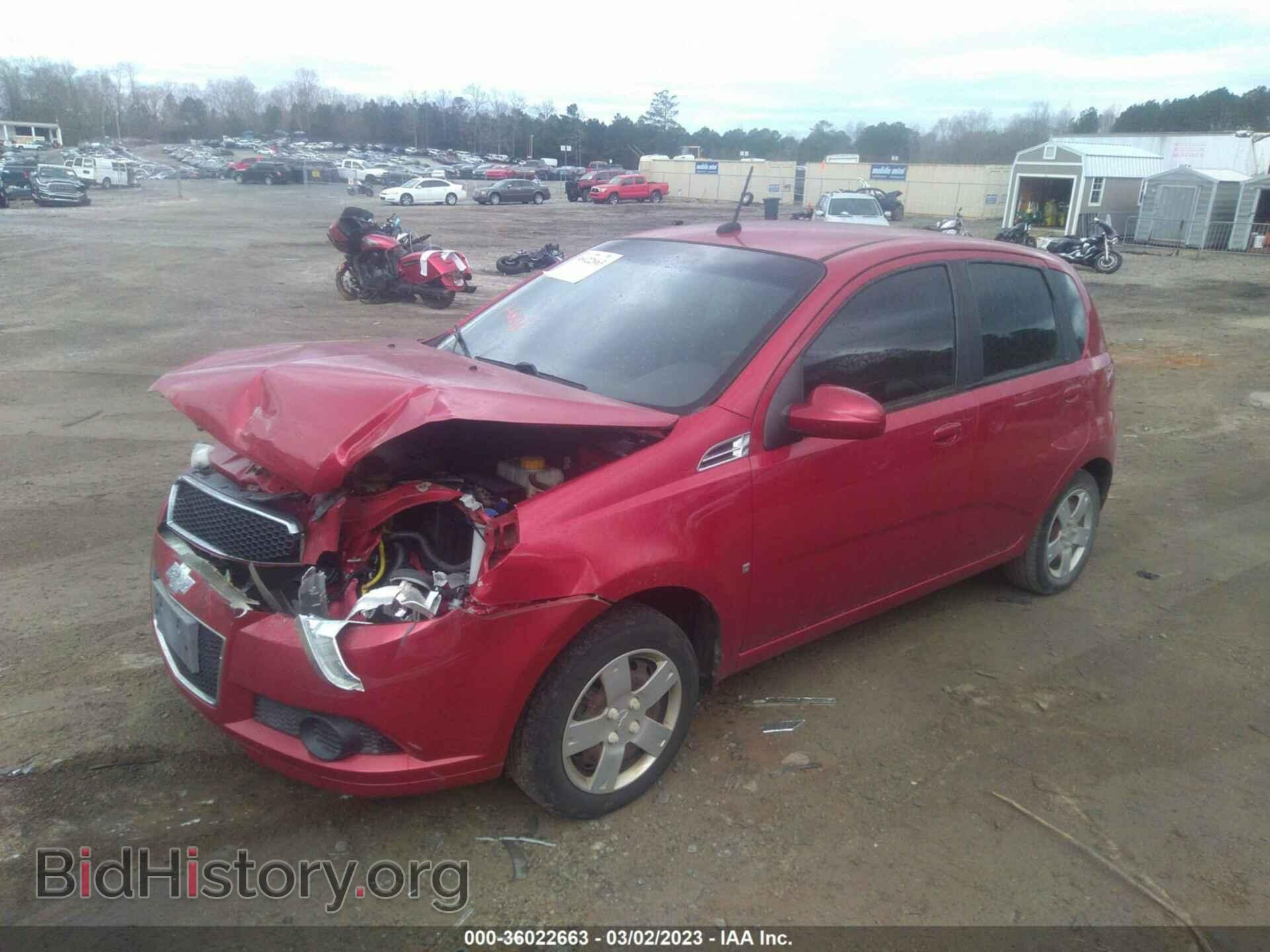 2009 CHEVROLET AVEO - VIN: KL1TD66E09B622257 - Фото 2