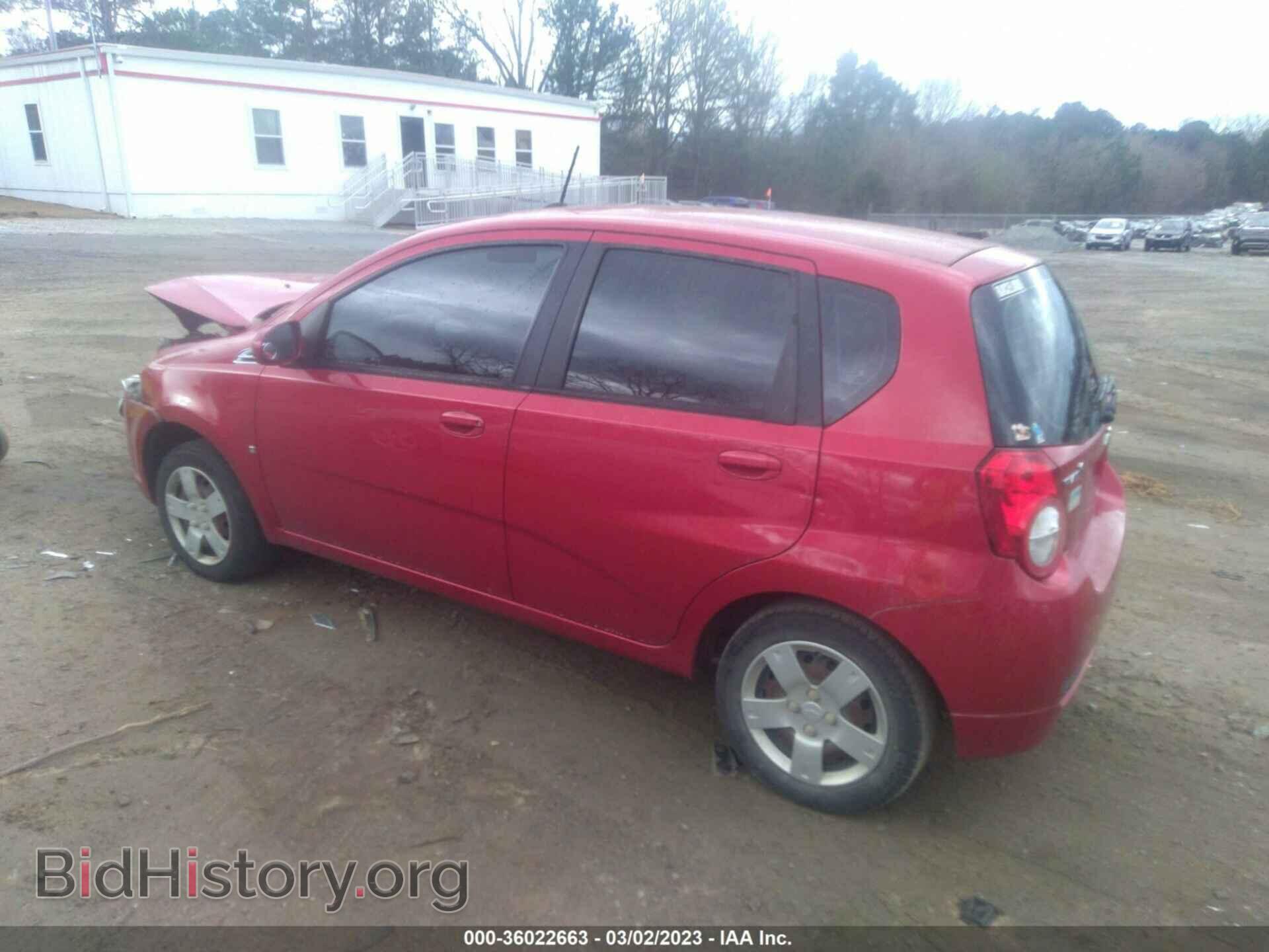 2009 CHEVROLET AVEO - VIN: KL1TD66E09B622257 - Фото 3