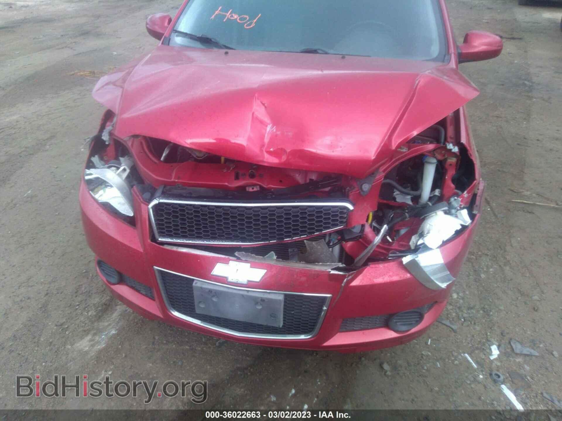 2009 CHEVROLET AVEO - VIN: KL1TD66E09B622257 - Фото 6