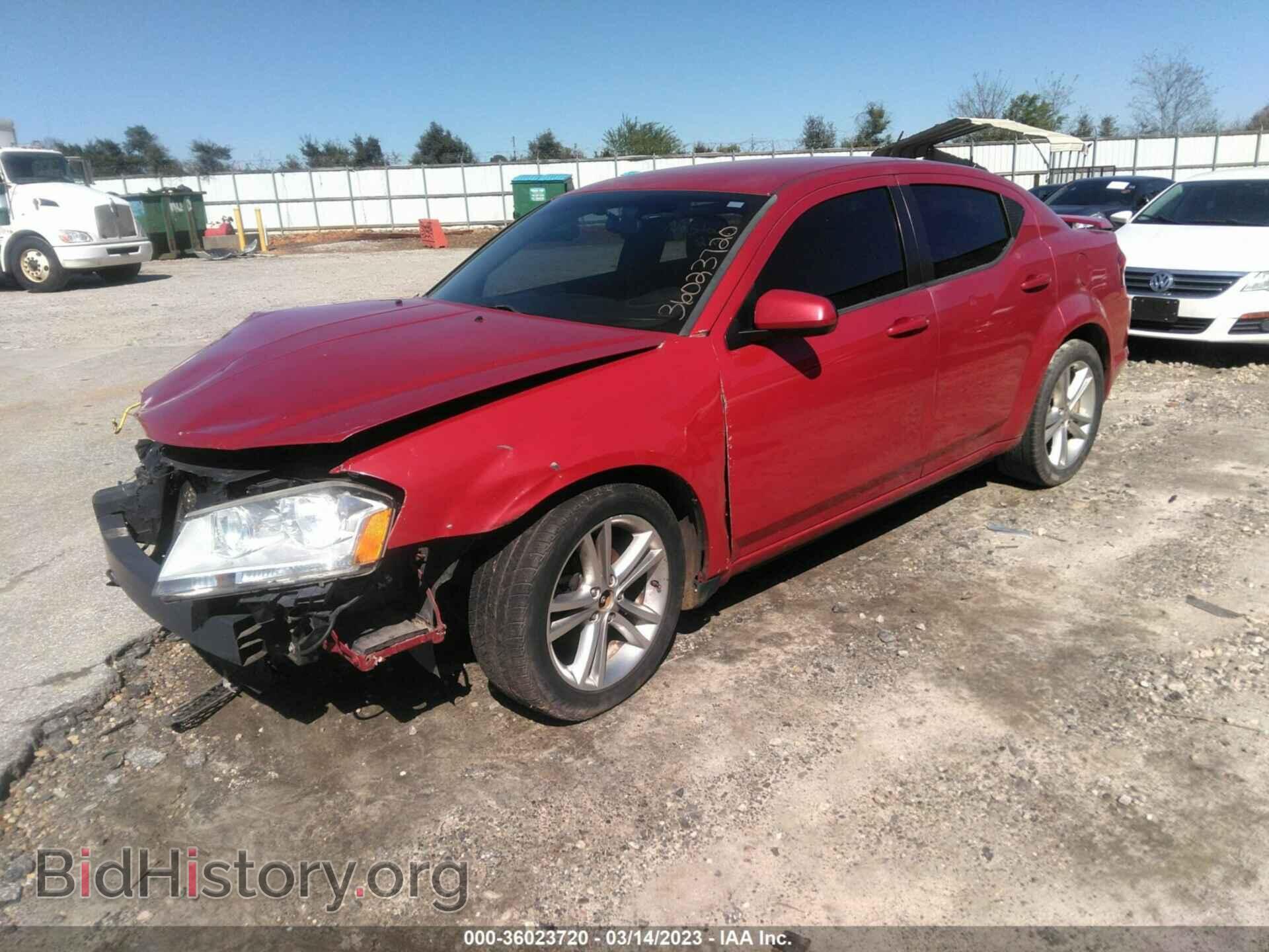 2012 DODGE AVENGER - VIN: 1C3CDZEG8CN227752 - Фото 2