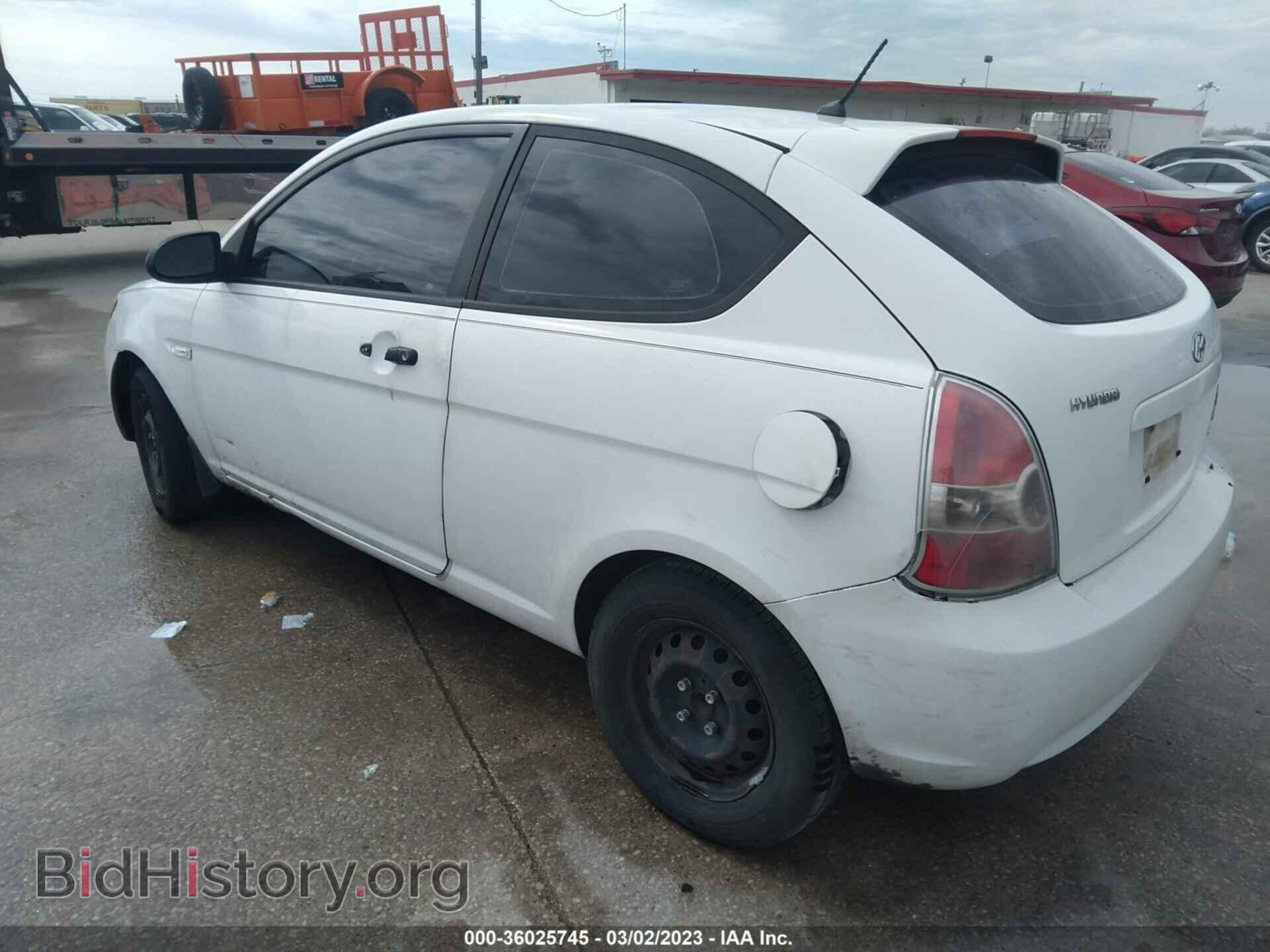 2007 HYUNDAI ACCENT - VIN: KMHCM36C27U050160 - Фото 3