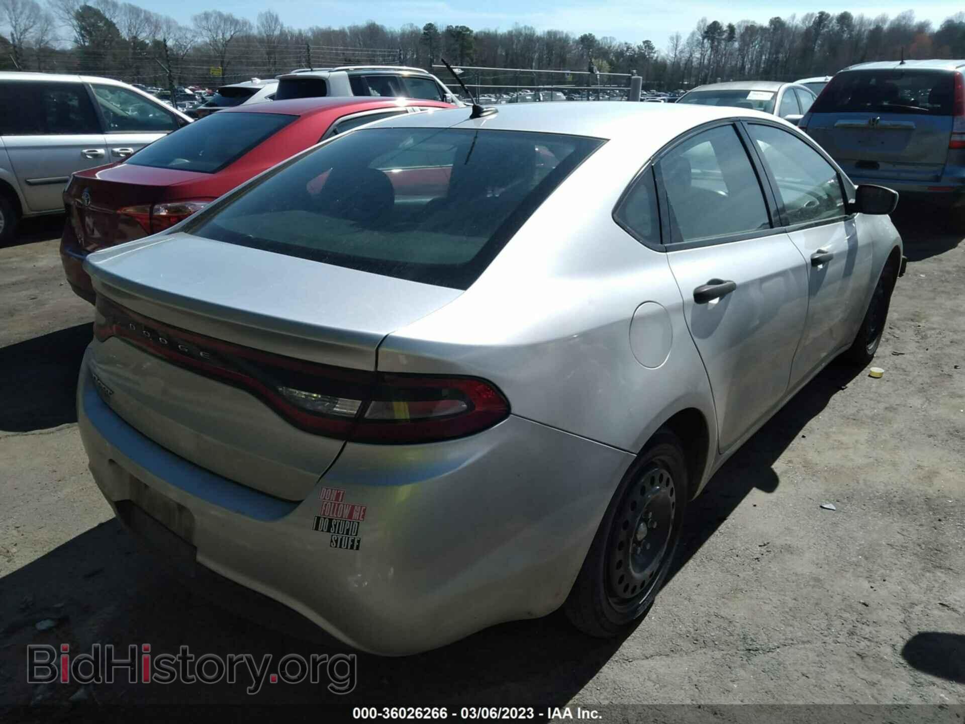 2013 DODGE DART - VIN: 1C3CDFAAXDD287653 - Photo 4