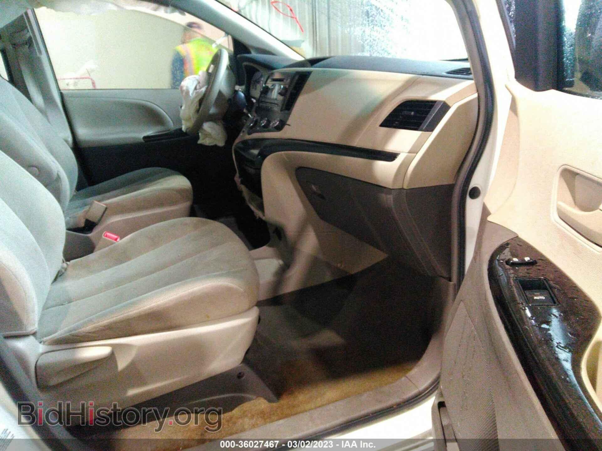 2012 TOYOTA SIENNA - VIN: 5TDKA3DCXCS012234 - Фото 5