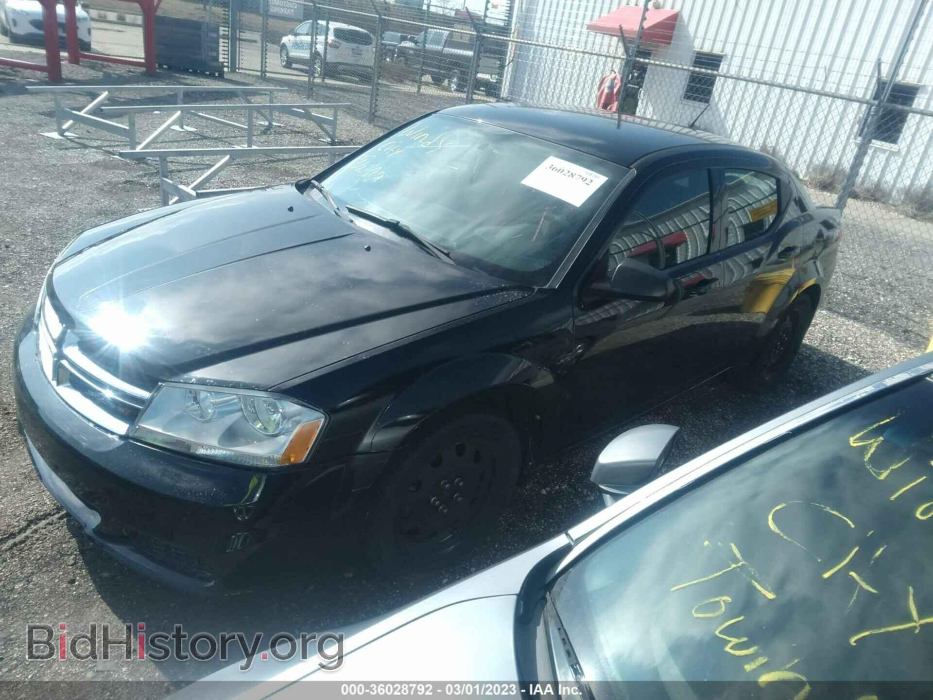 2013 DODGE AVENGER - VIN: 1C3CDZAG4DN747731 - Фото 2