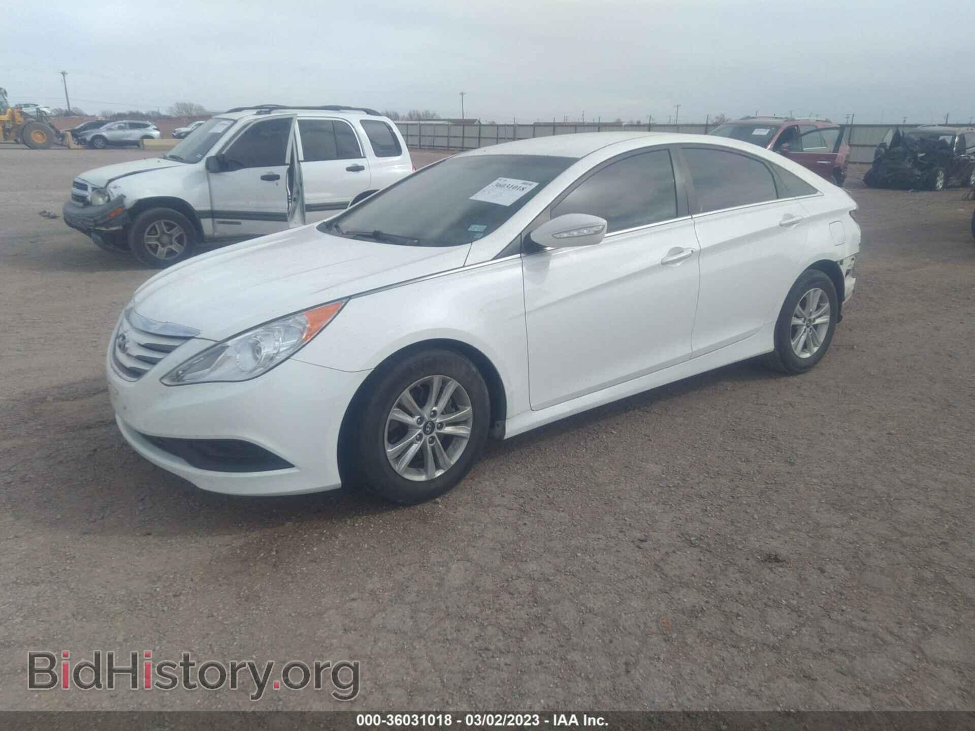 2014 HYUNDAI SONATA - VIN: 5NPEB4AC1EH942553 - Фото 2