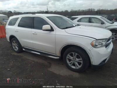 2011 Dodge DURANGO Crew, белый — VIN 1D4RE4GG2BC712131, IAAI