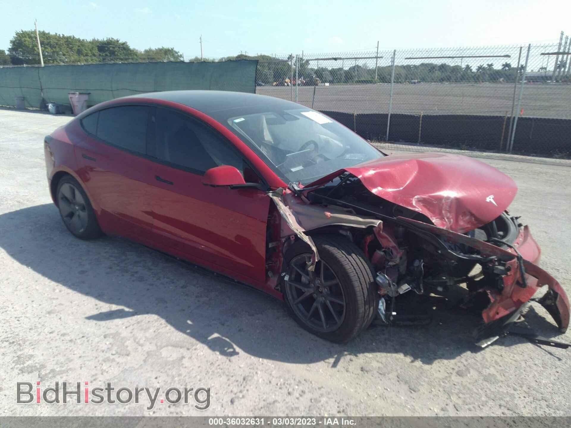 Фотография 5YJ3E1EB7NF178401 - TESLA MODEL 3 2022