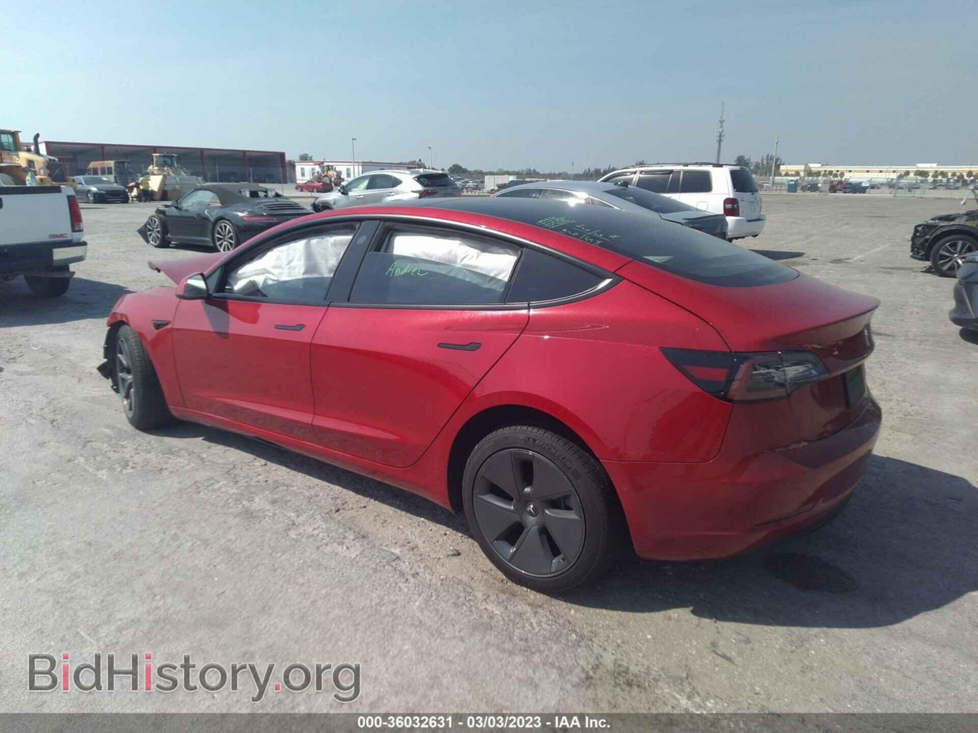 2022 TESLA MODEL 3 - VIN: 5YJ3E1EB7NF178401 - Photo 3