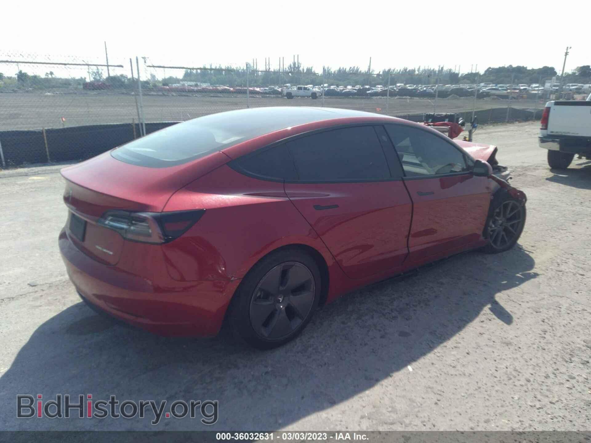 2022 TESLA MODEL 3 - VIN: 5YJ3E1EB7NF178401 - Photo 4
